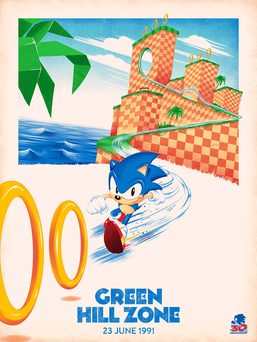 Licensed Sonic - Moore Art Gallery