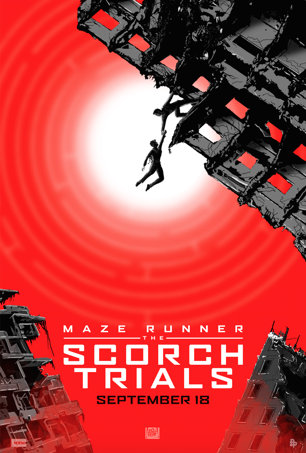 Simon Delart & The Dark Inker Partner With 20th Century Fox On “Maze Runner:  The Scorch Trials”