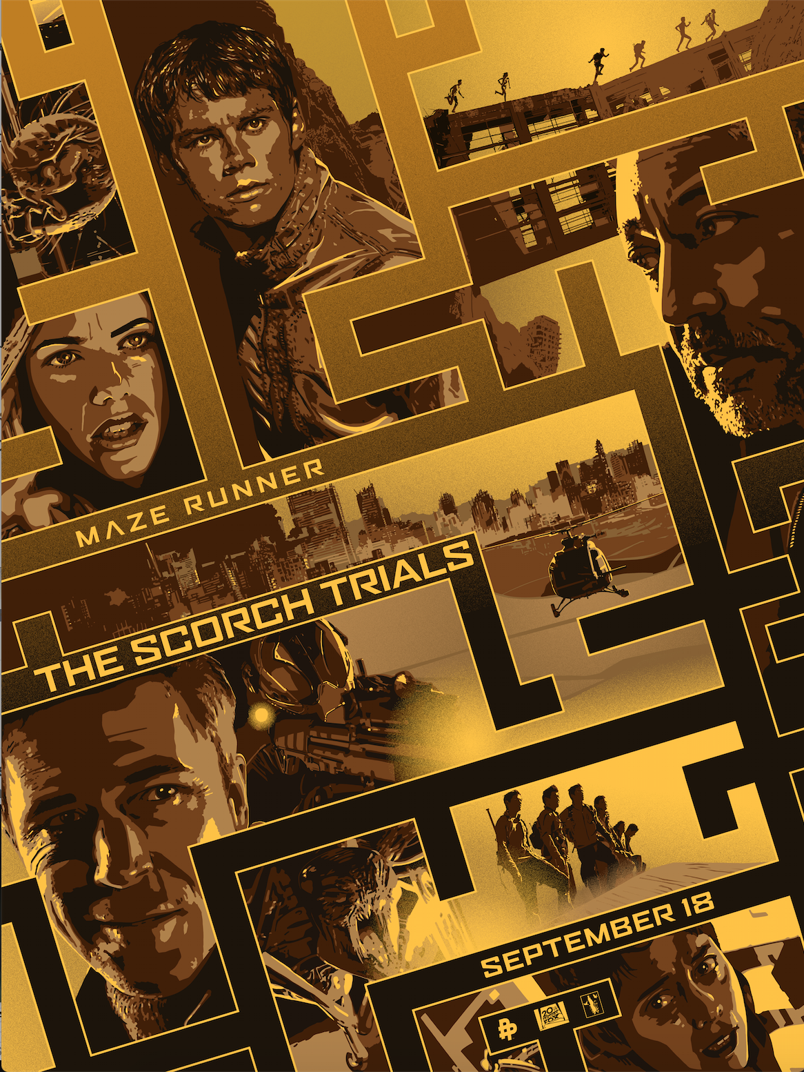 The Maze Runner 2 The Scorch Trials New Poster