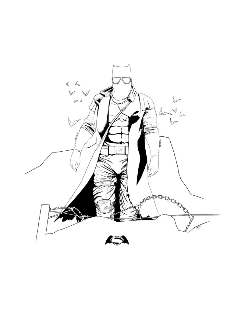 Batman-v-Superman-doaly-ink-sketch
