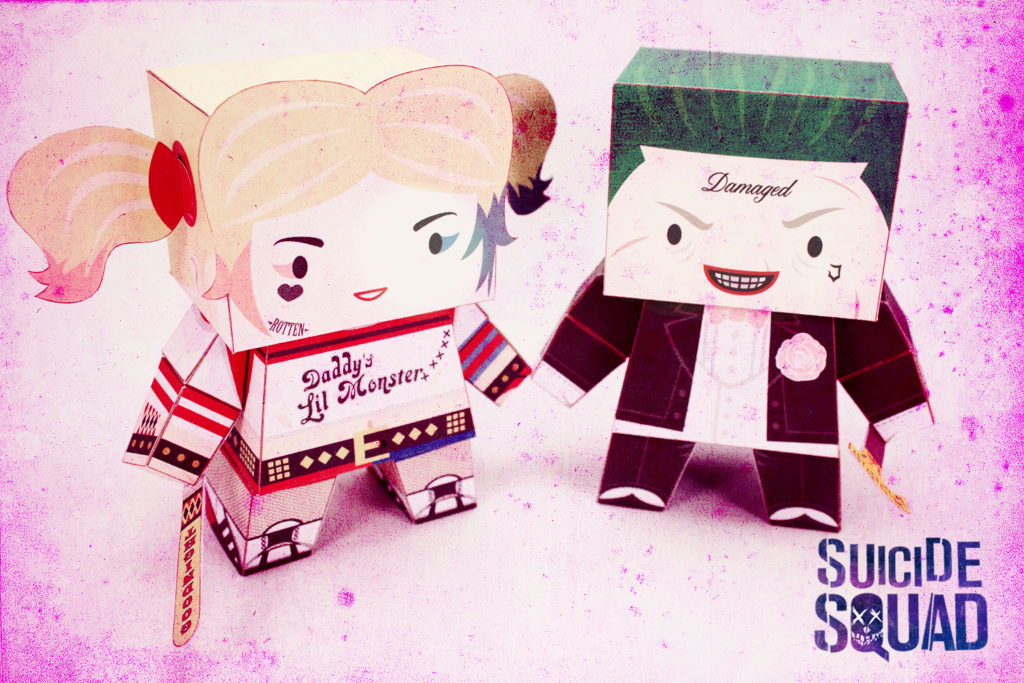 Suicide-Squad-Poster-Posse_Calvin-Lin-papercraft-harley-joker