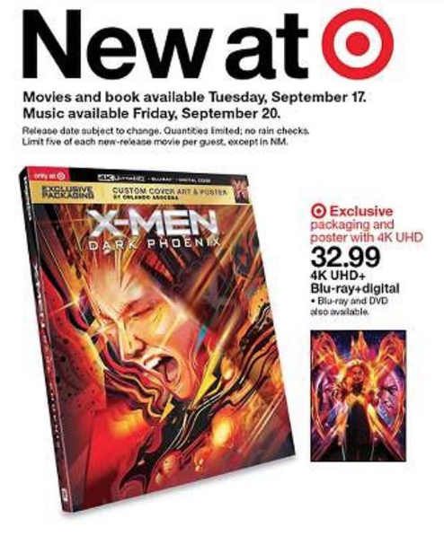 Artwork by X-Men: Dark Phoenix: Wondercon / Fan X/ Target Promotions 2019