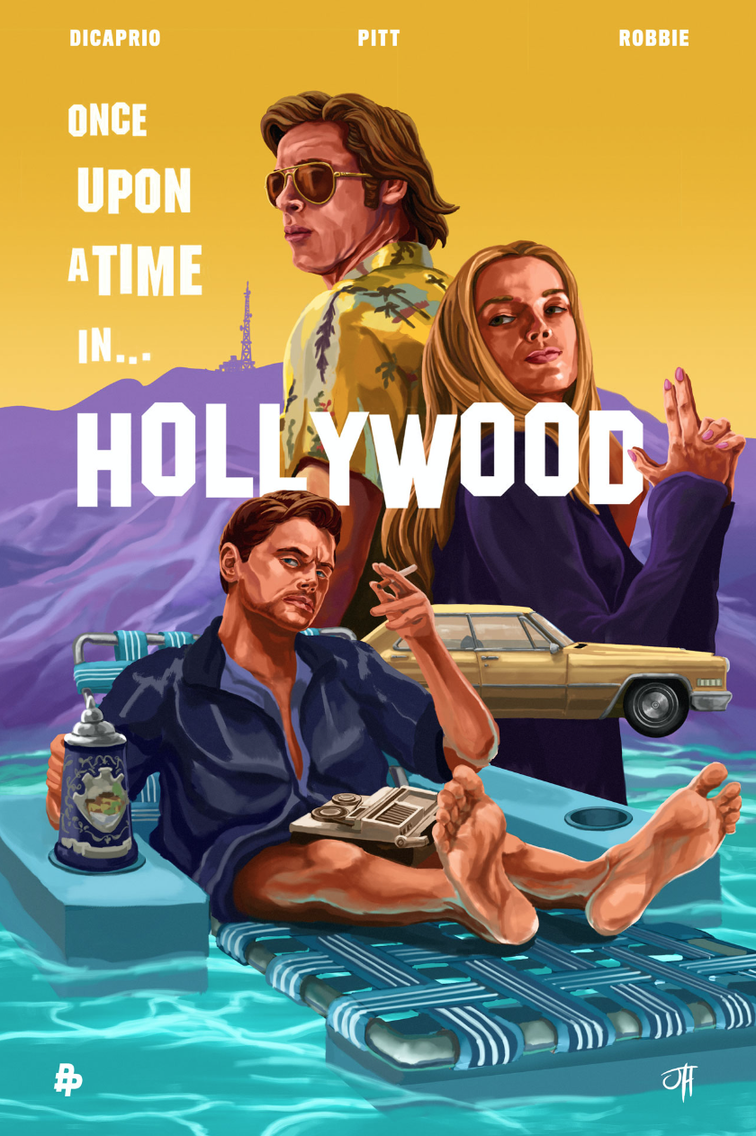 Once-upon-a-time-in-hollywood-Poster-Posse-Hughes | MEOKCA x Poster Posse