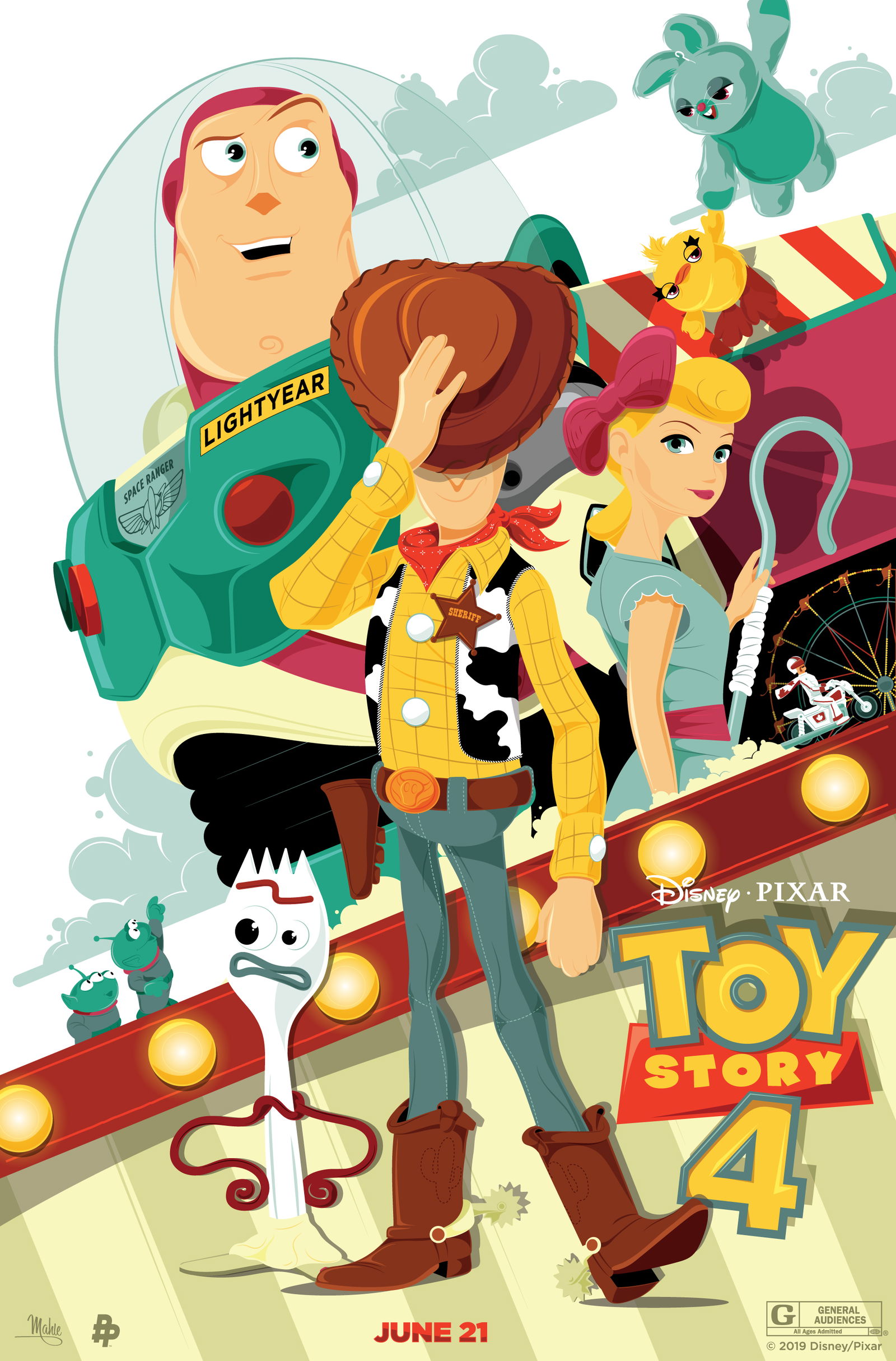 Artwork by Toy Story 4