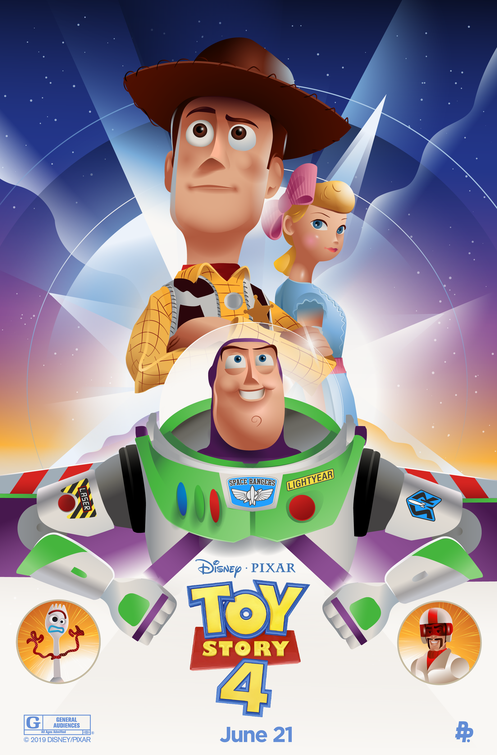 Artwork by Toy Story 4