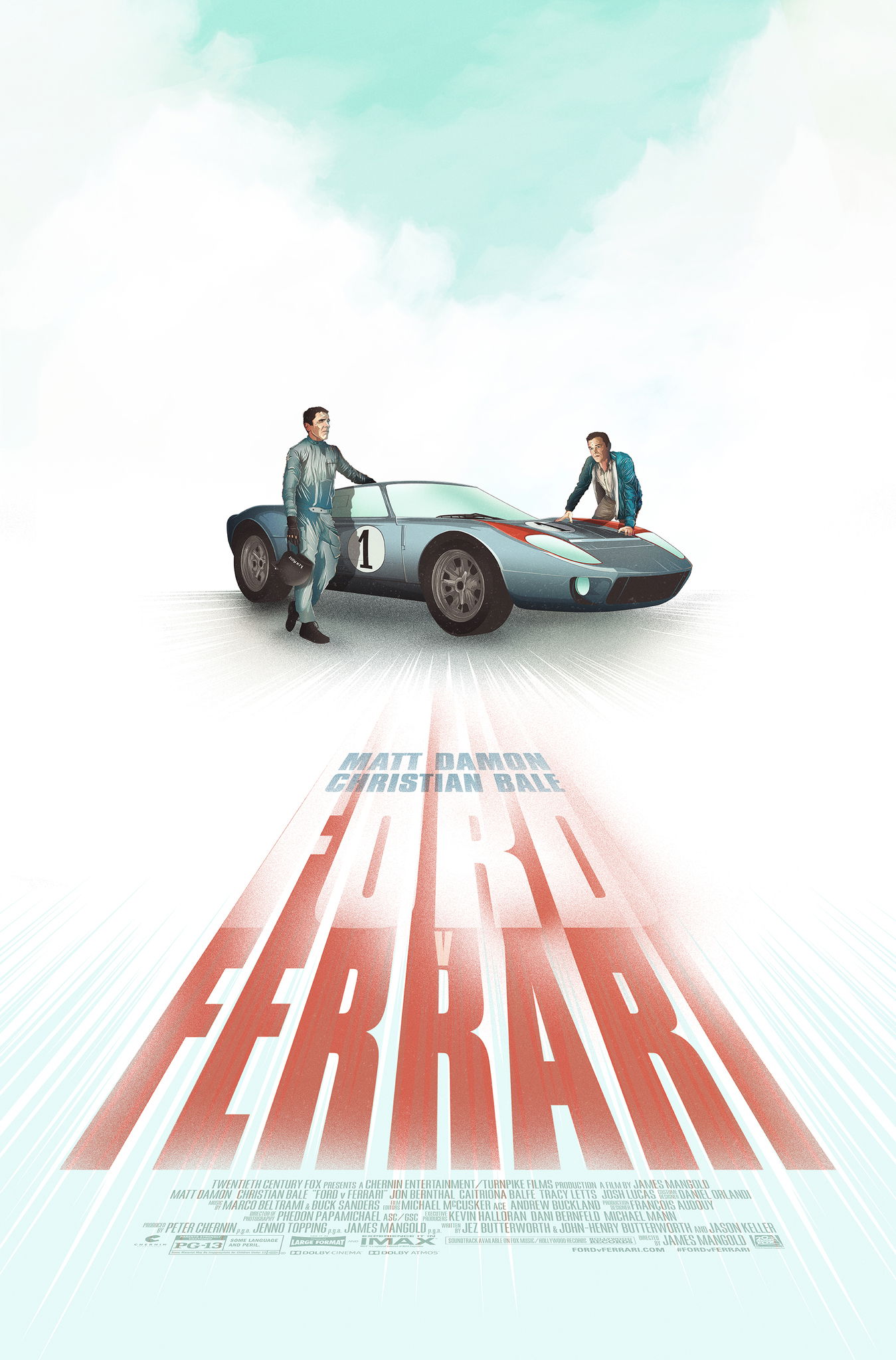 Artwork by Ford v Ferrari