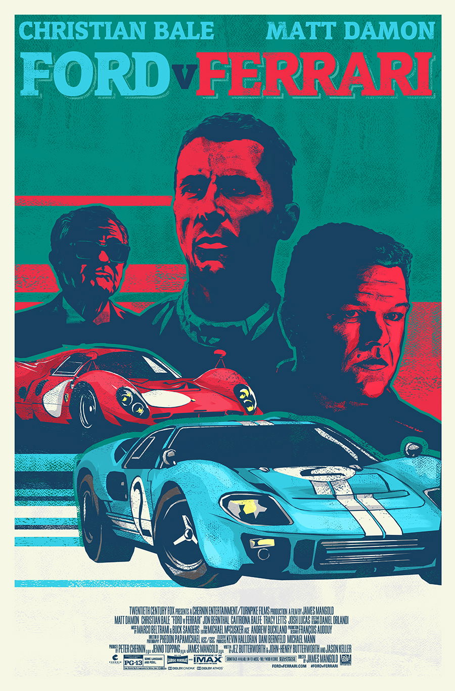 Artwork by Ford v Ferrari