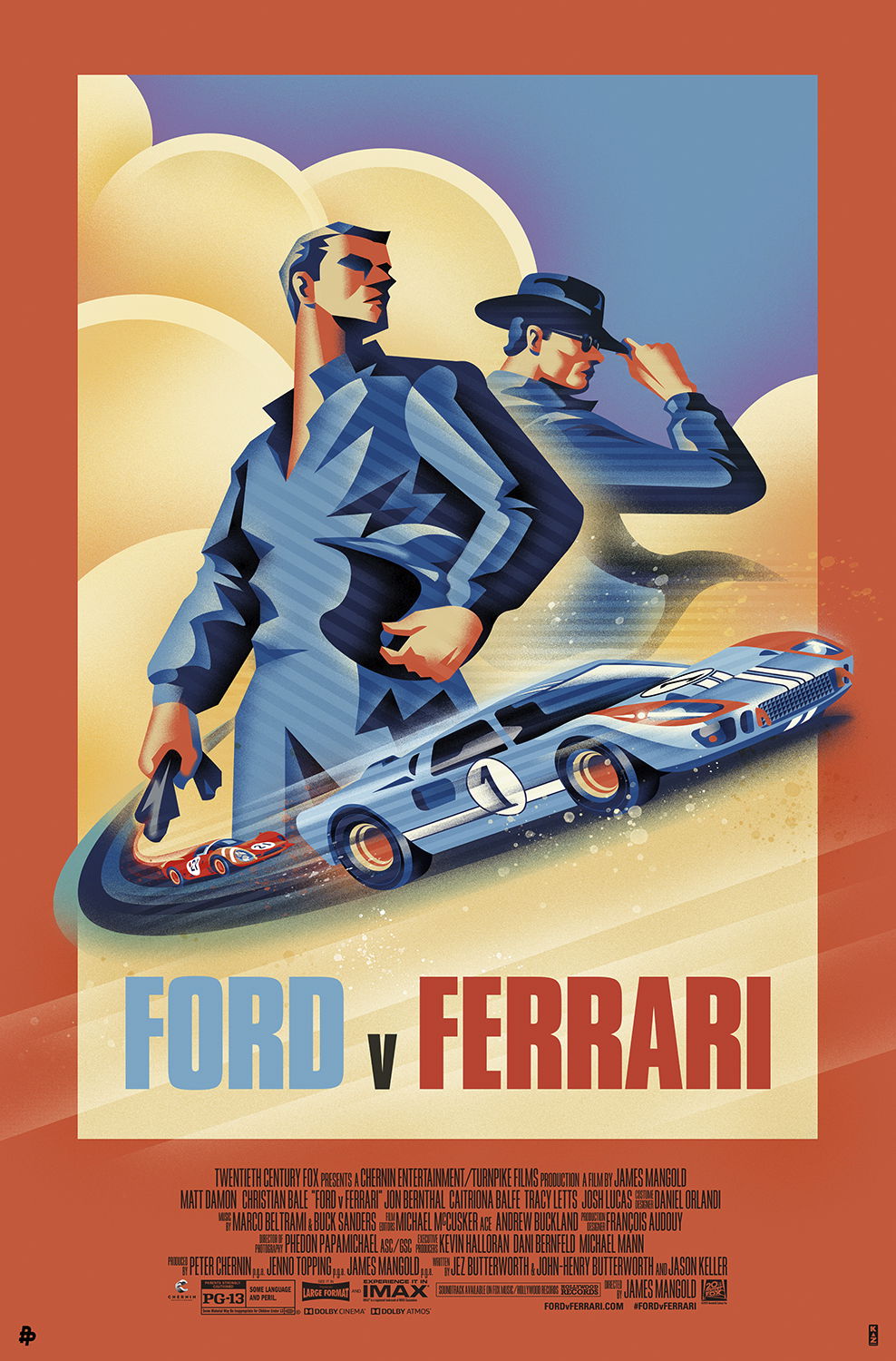 Artwork by Ford v Ferrari
