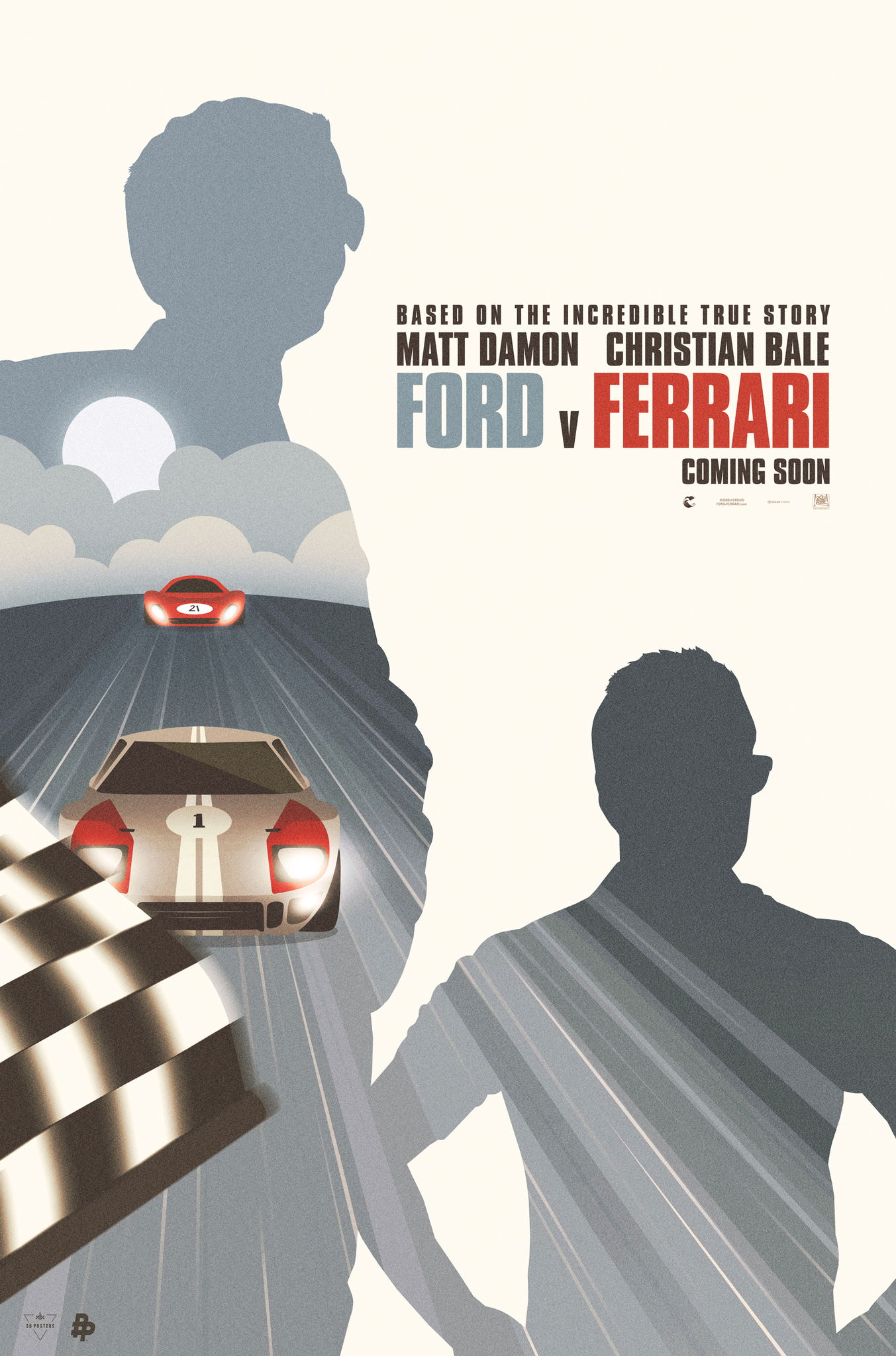 Artwork by Ford v Ferrari