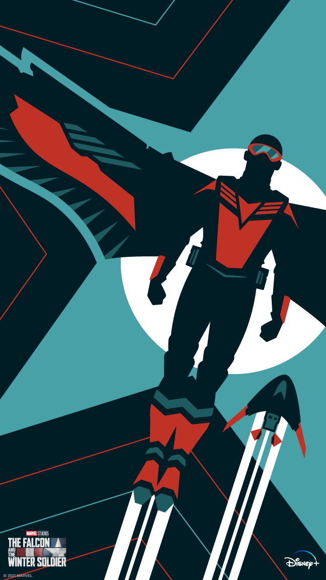 Artwork by Disney Plus/Marvel – Falcon & Winter Soldier – Wallpapers