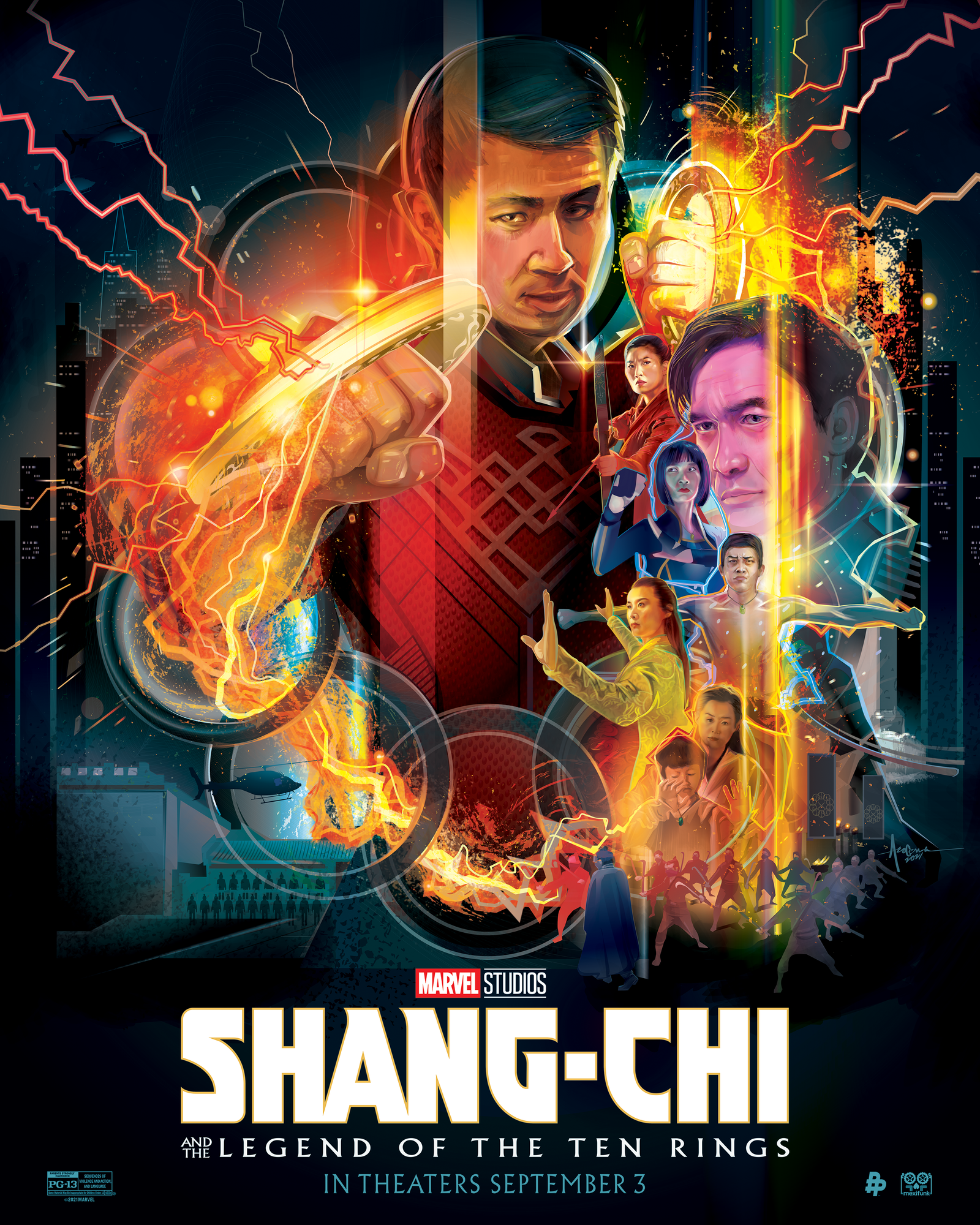 Artwork by Shang-Chi & The Legend of the Ten Rings – Digital Marketing