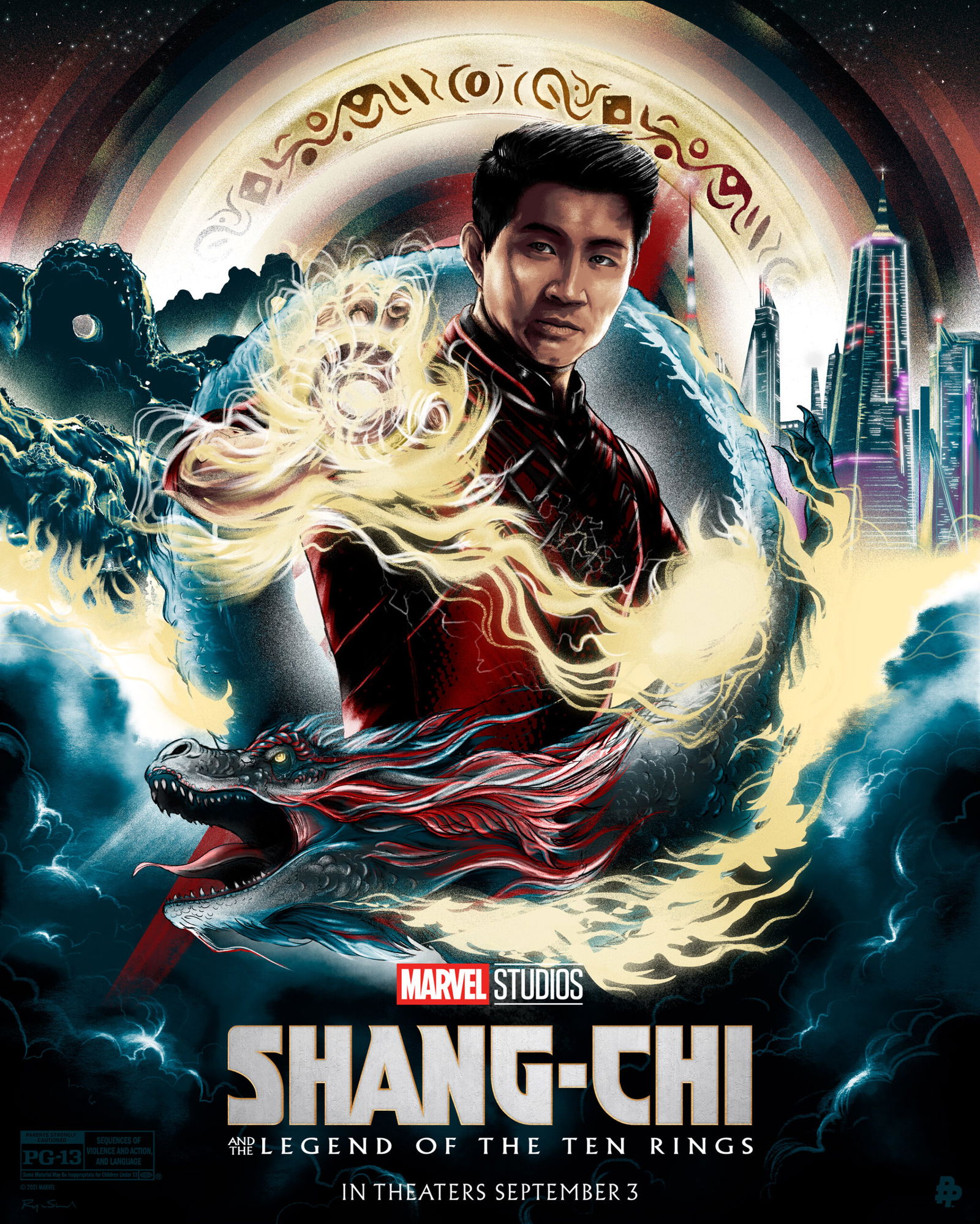 Artwork by Shang-Chi & The Legend of the Ten Rings – Digital Marketing