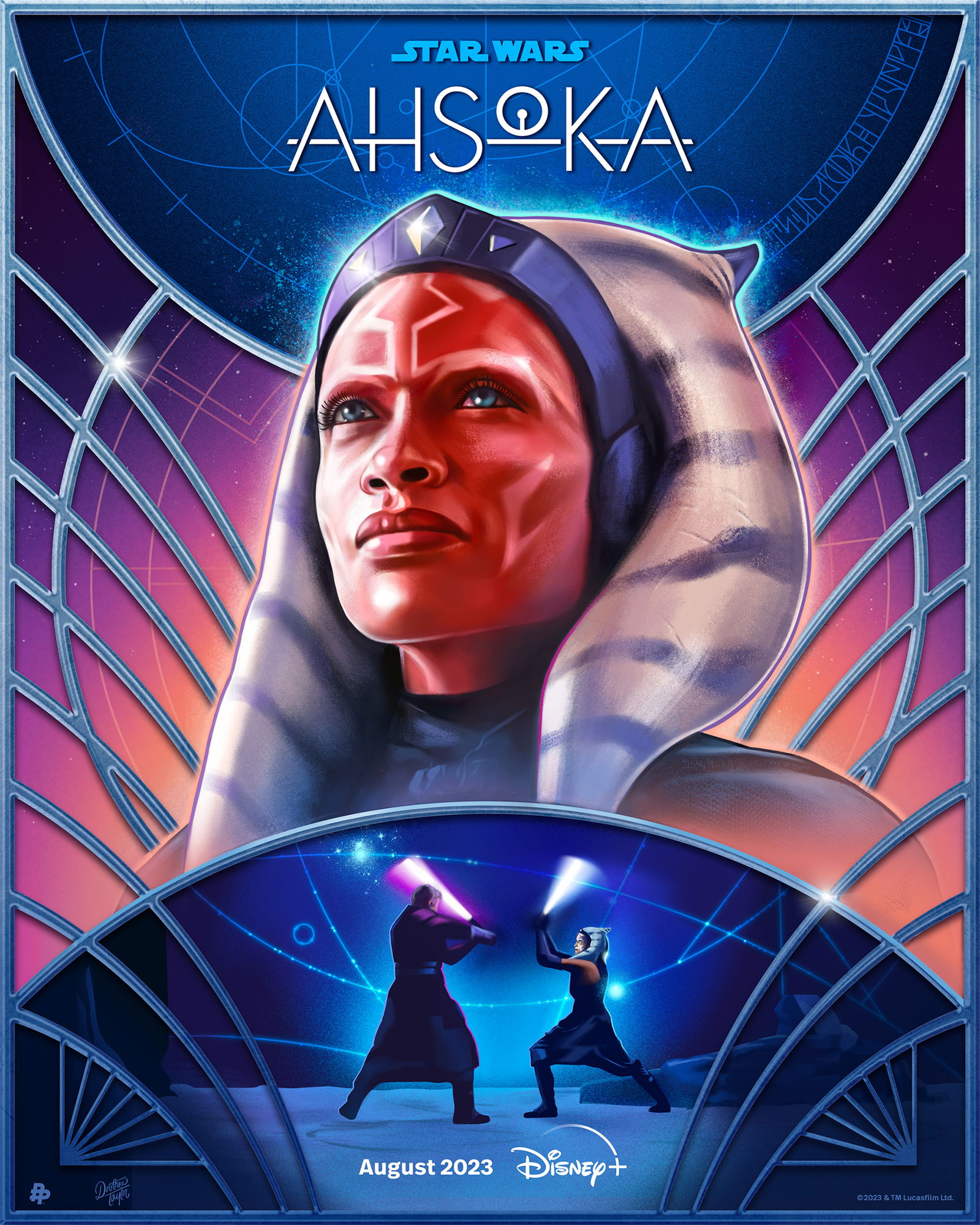 Artwork by Ahsoka – Disney Plus – Digital Marketing