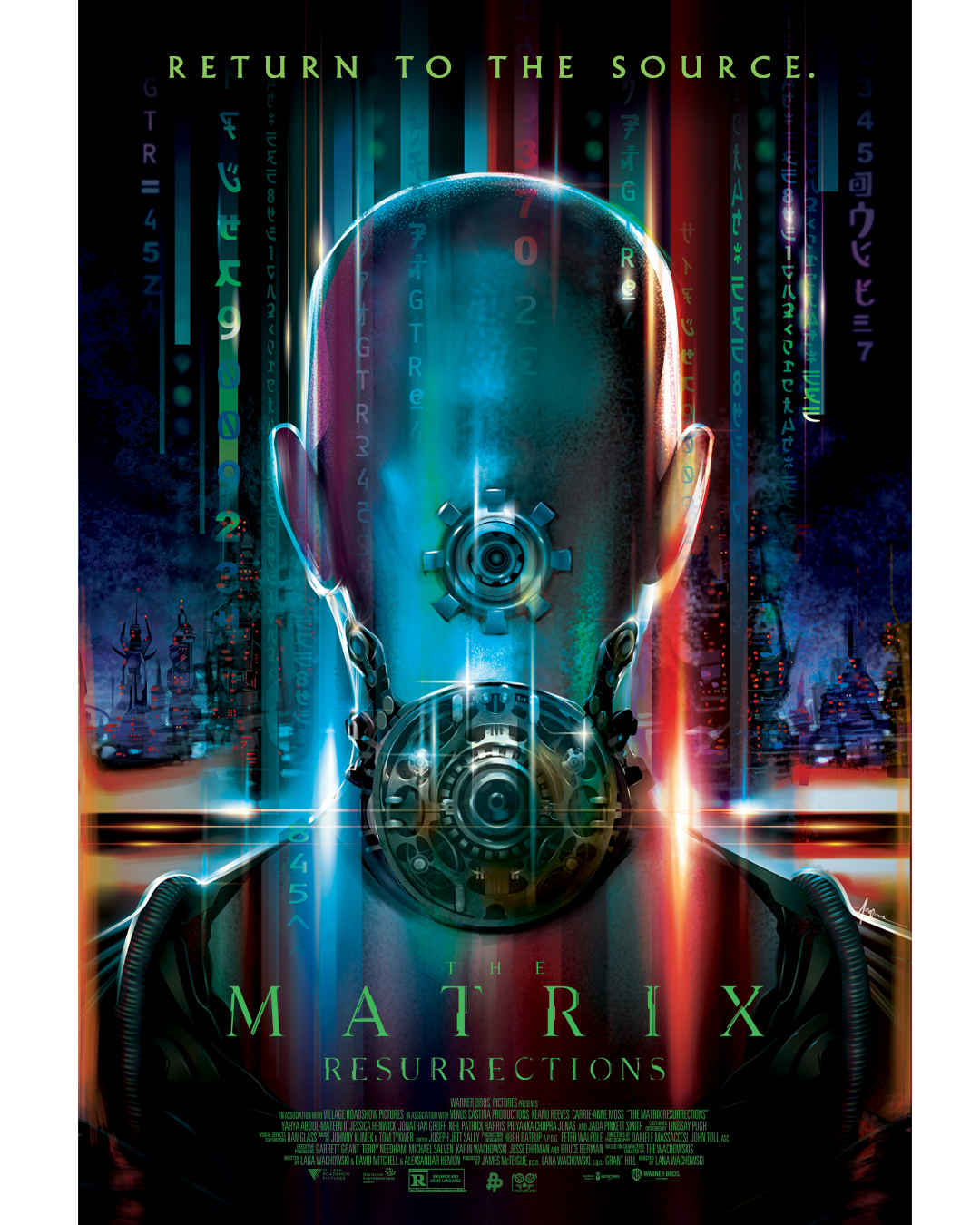 Artwork by Warner Bros – The Matrix Resurrection