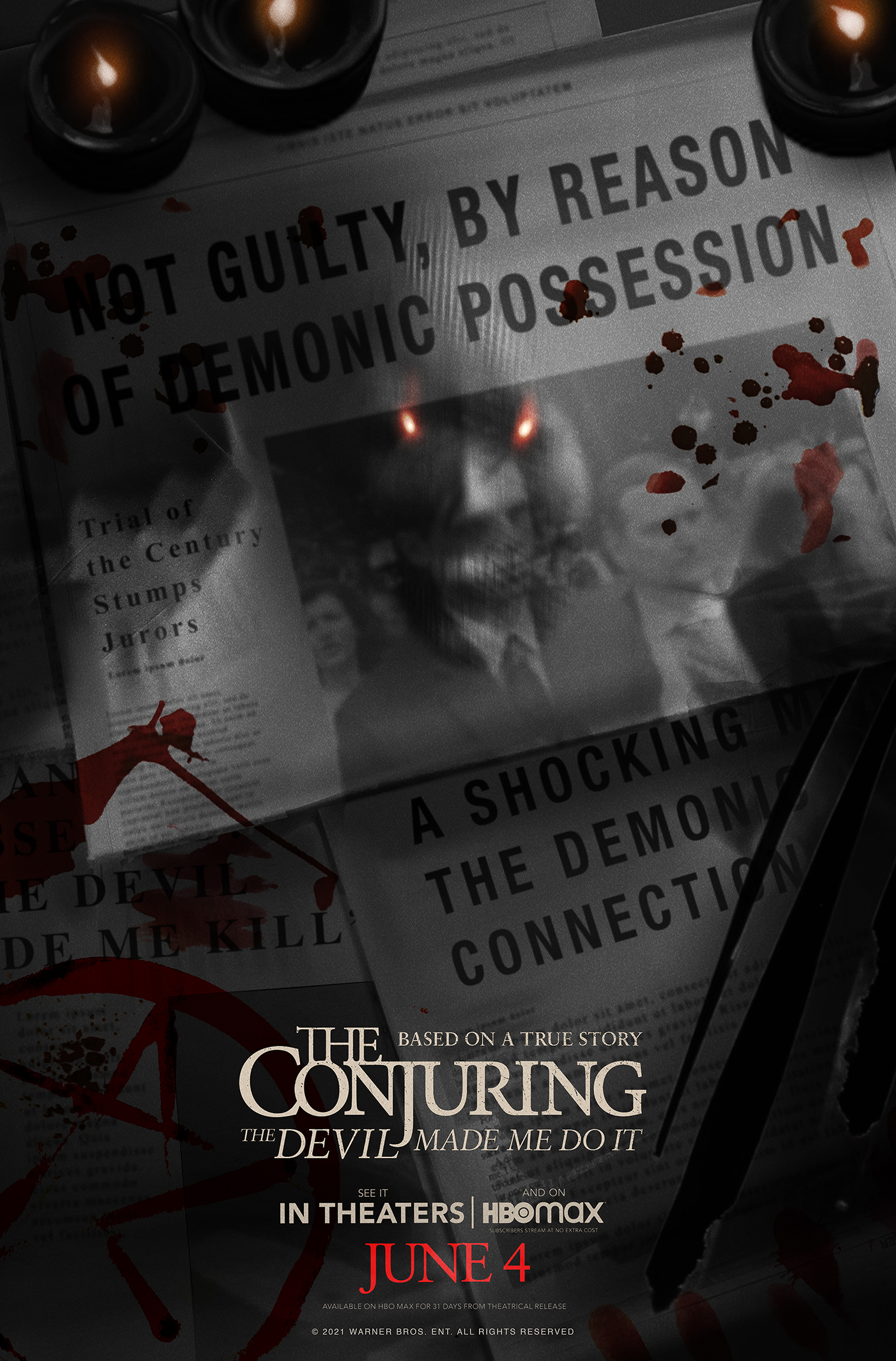 Artwork by Conjuring:  The Devil Made Me Do It