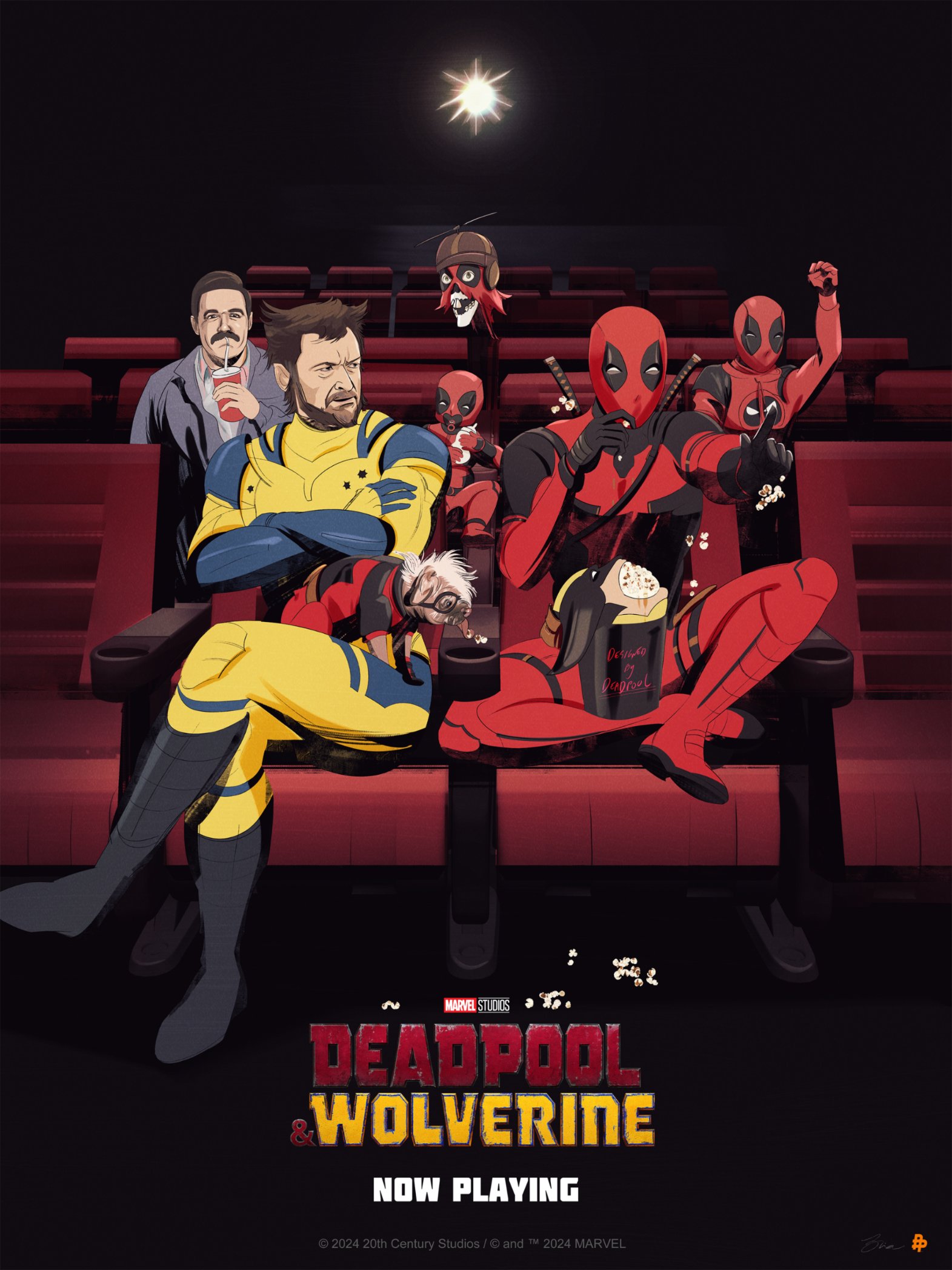 Artwork by Deadpool and Wolverine – 20th Century Studios/ Marvel Studios