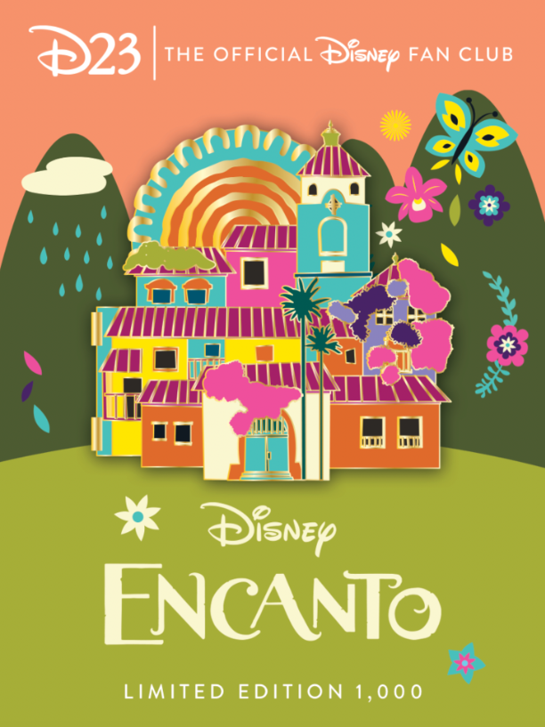 Official D23-Encanto Enamel Pin & Backer