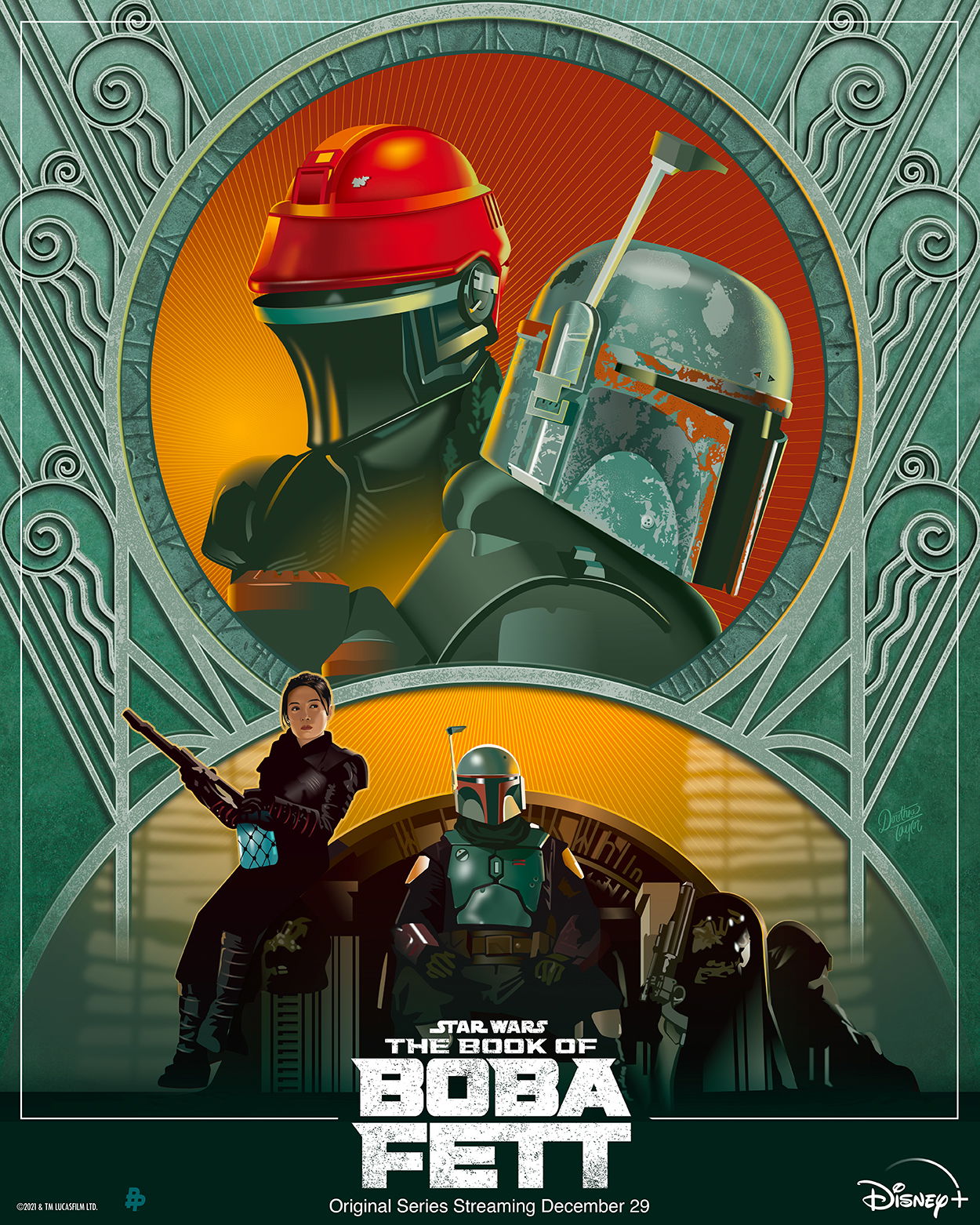 Artwork by Disney Plus/Marvel – Book of Boba Fett – Phase 1