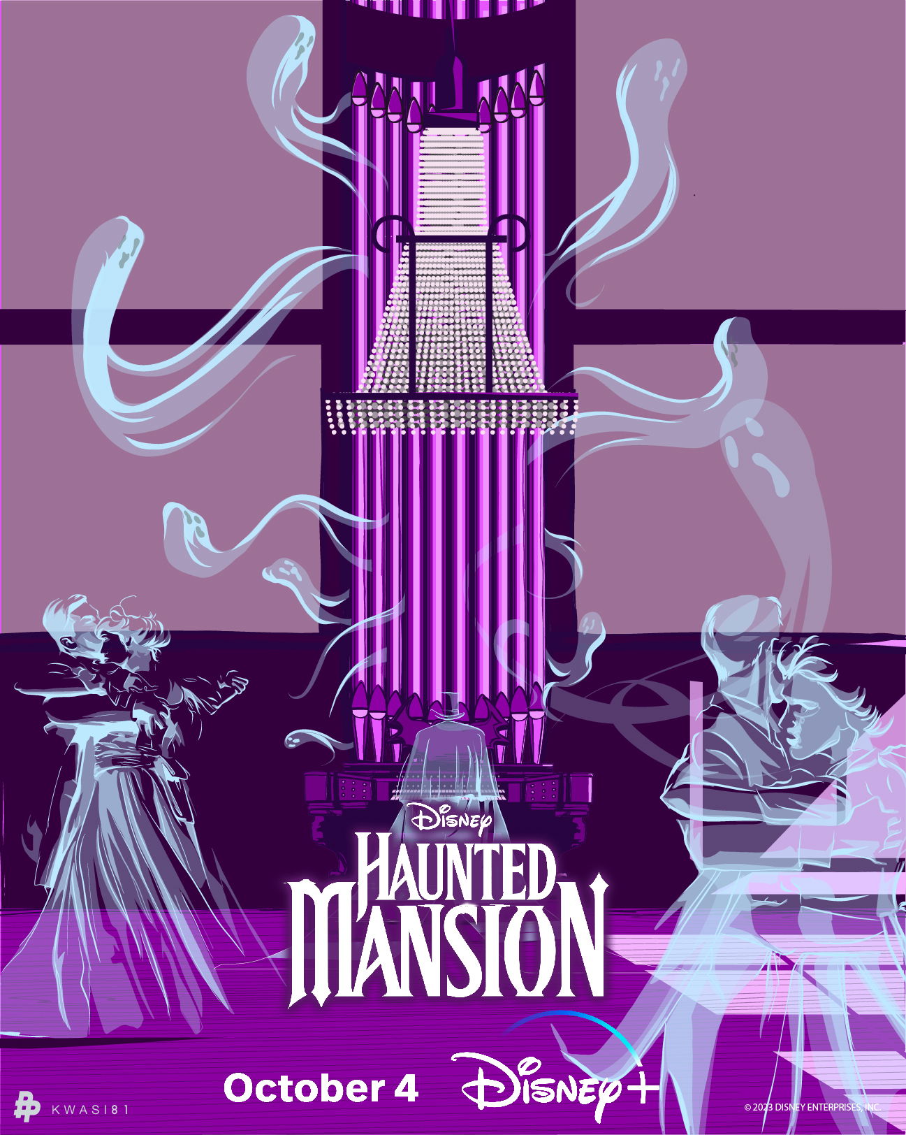 Artwork by Haunted Mansion – Walt Disney Studios – Digital Marketing