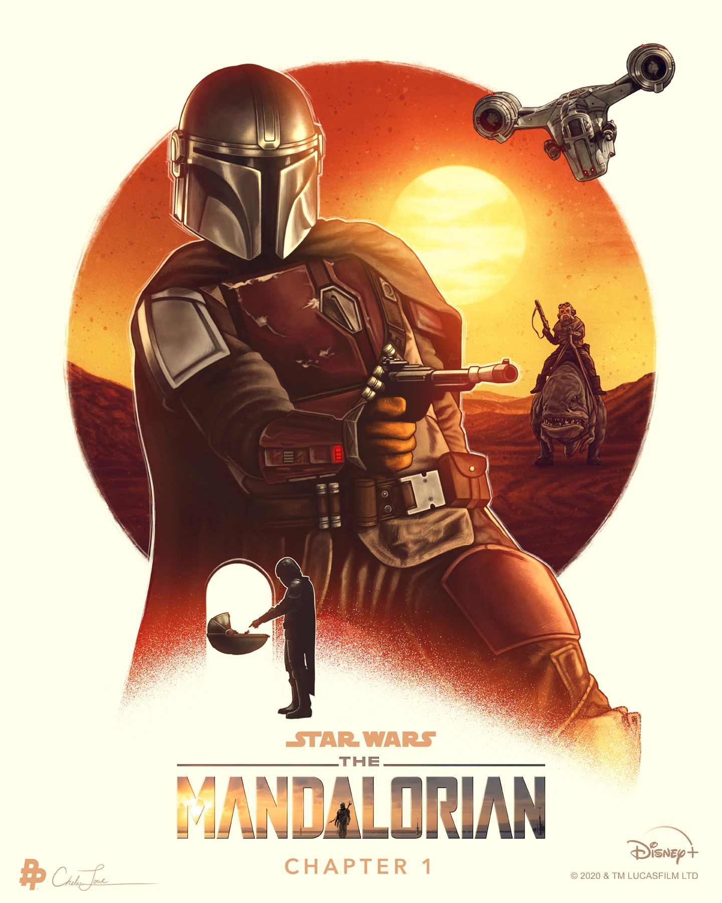 Artwork by The Mandalorian – Season 1 (Phase 2)