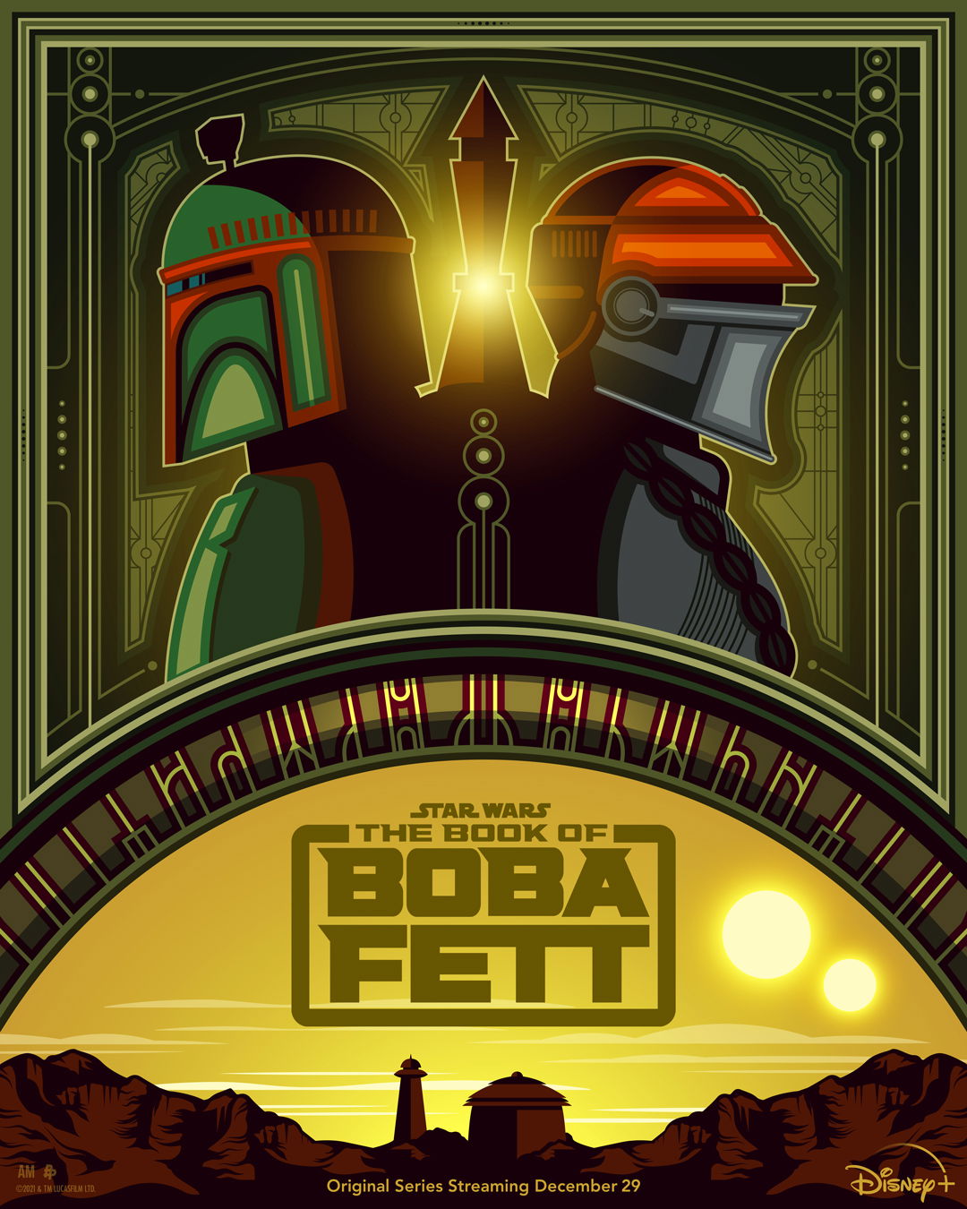 Artwork by Disney Plus/Marvel – Book of Boba Fett – Phase 1