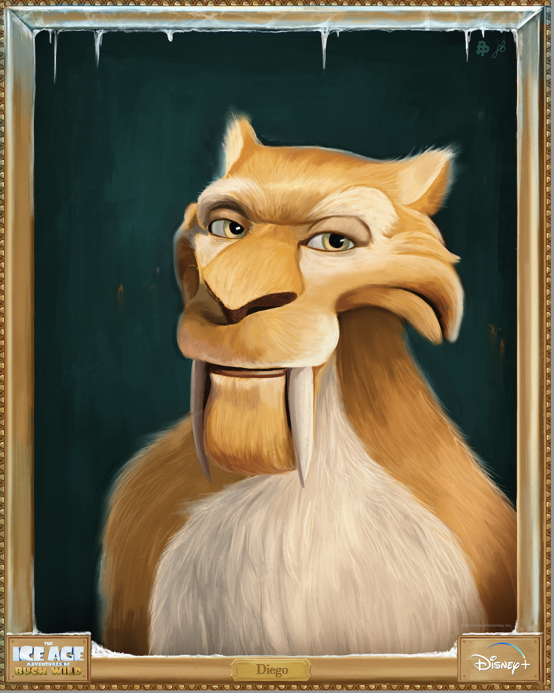 Artwork by Disney Plus – The Ice Age Adventures of Buck Wild