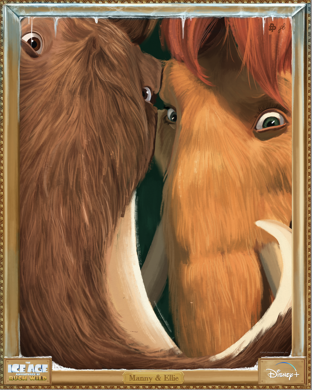 Artwork by Disney Plus – The Ice Age Adventures of Buck Wild