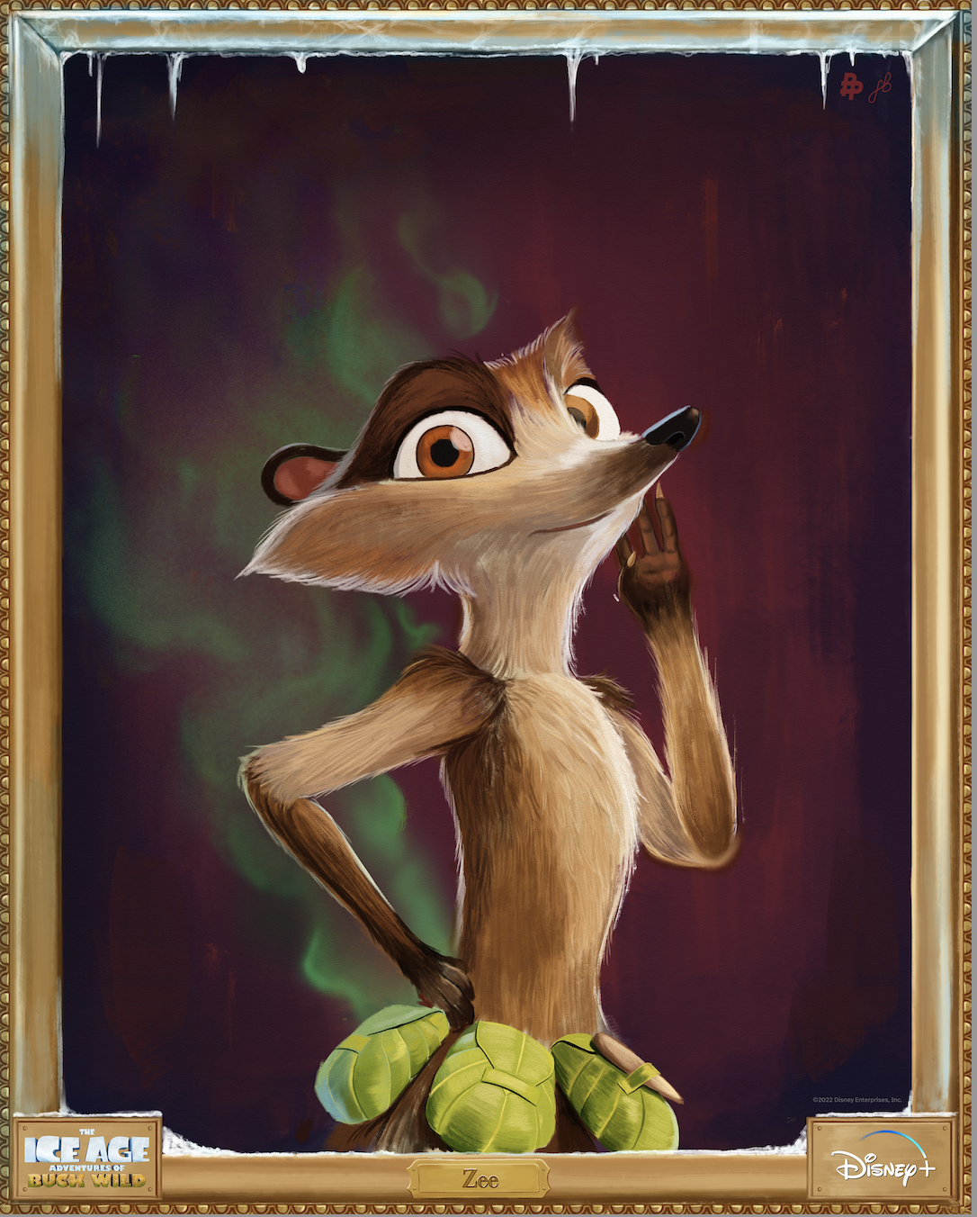 Artwork by Disney Plus – The Ice Age Adventures of Buck Wild