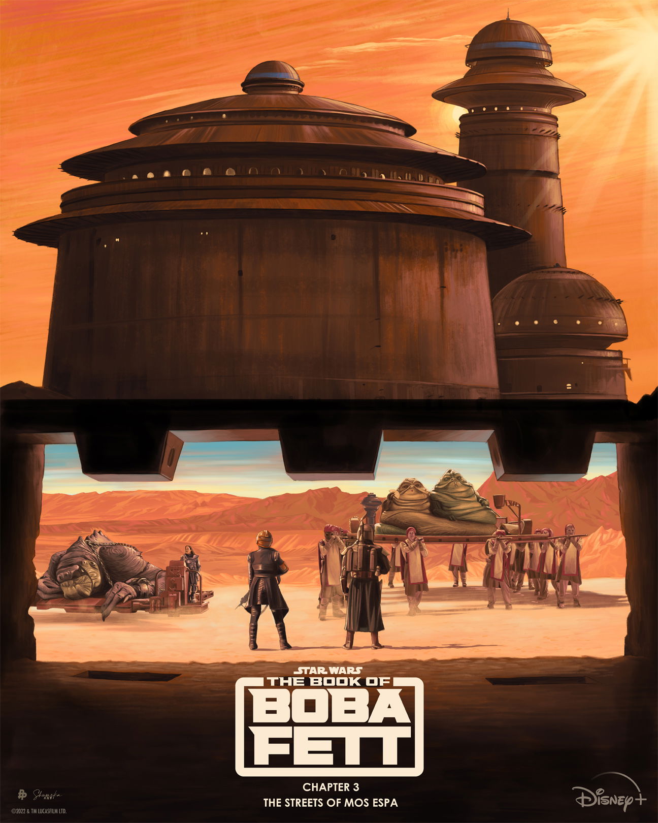 Artwork by Disney Plus – Book of Boba Fett – Phase 2