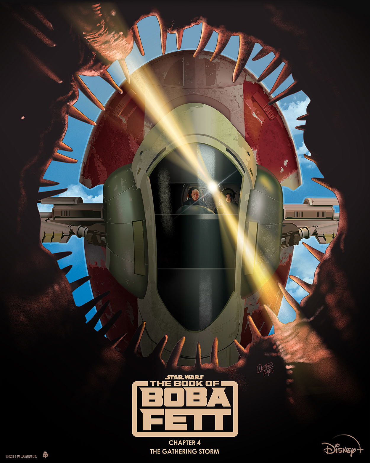 Artwork by Disney Plus – Book of Boba Fett – Phase 2