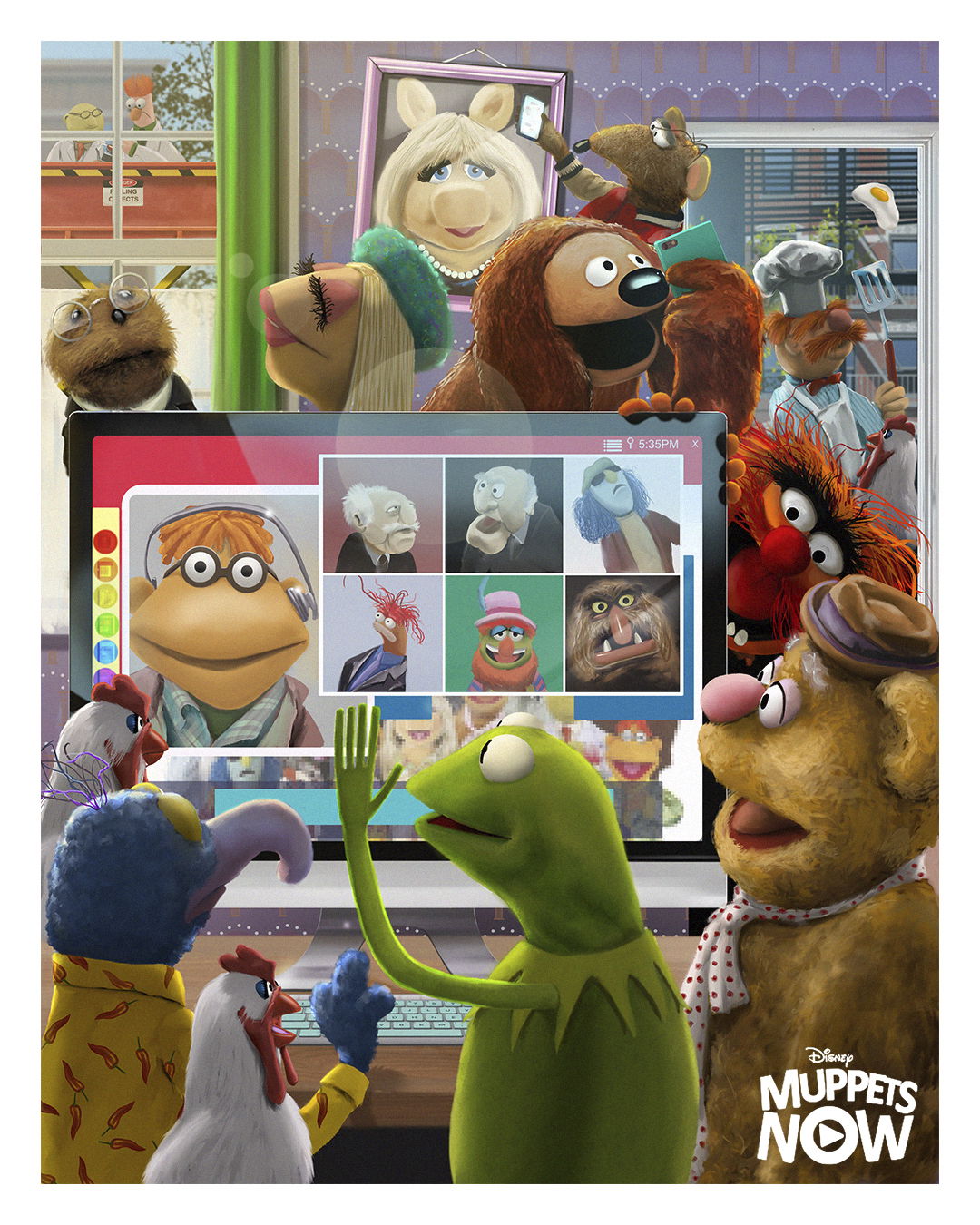 Artwork by Muppets NOW