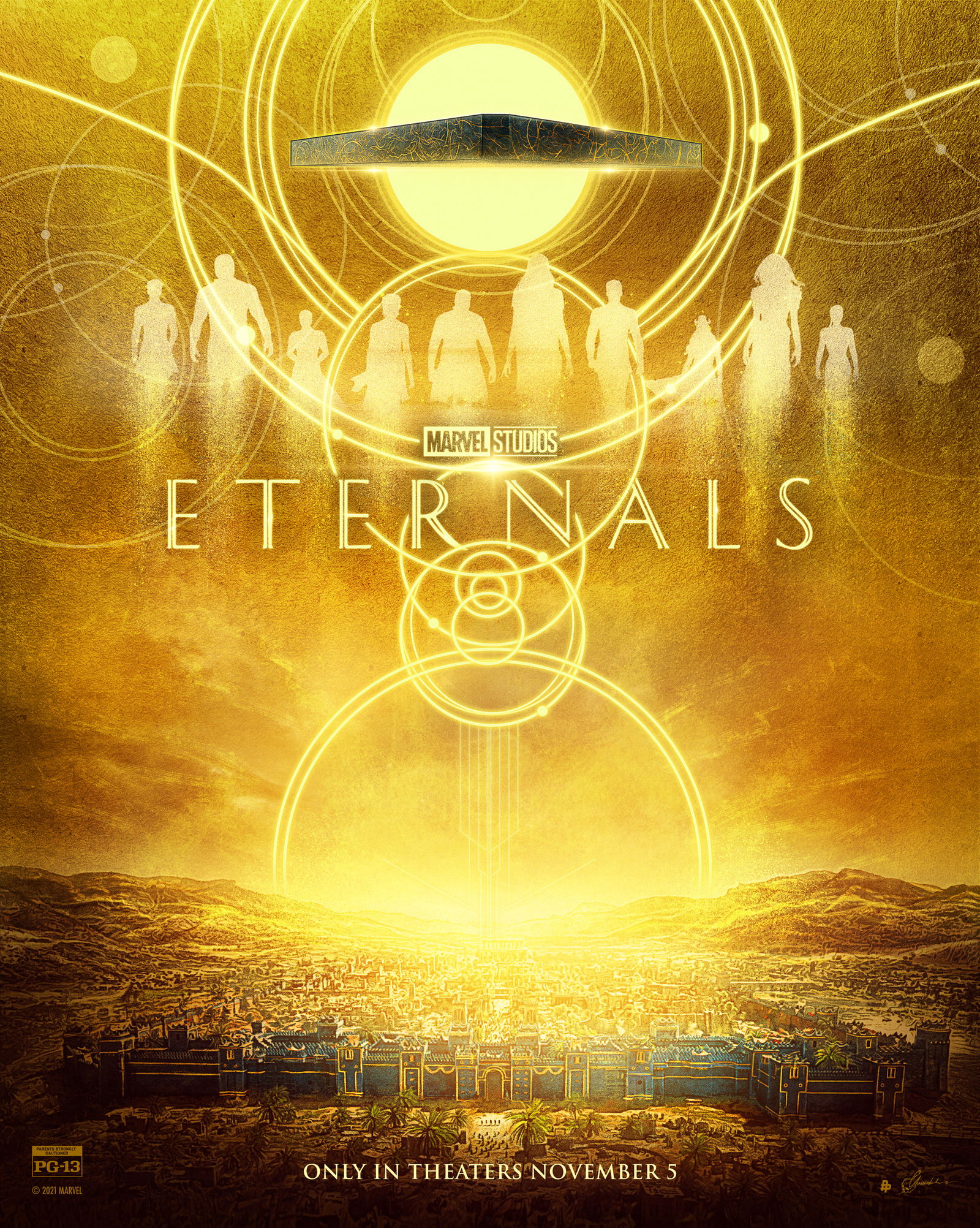 Artwork by Disney/Marvel – Eternals