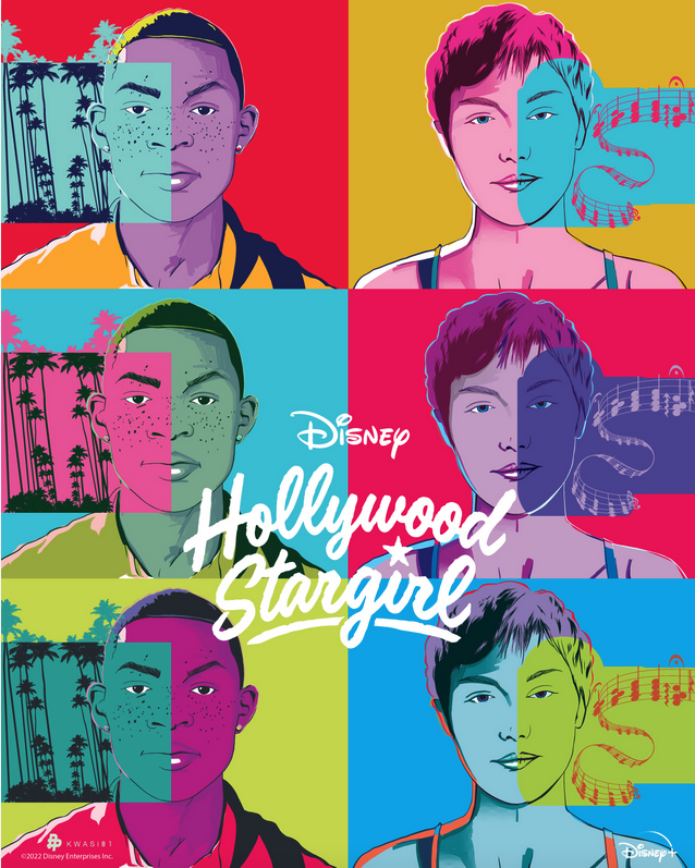 Artwork by Disney Plus – Hollywood Stargirl