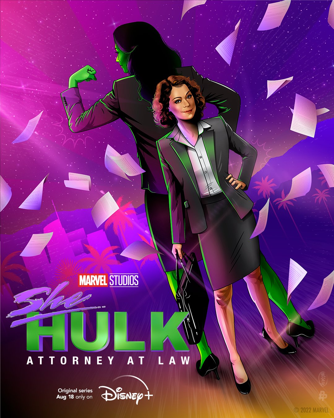 Artwork by Disney Plus – She Hulk