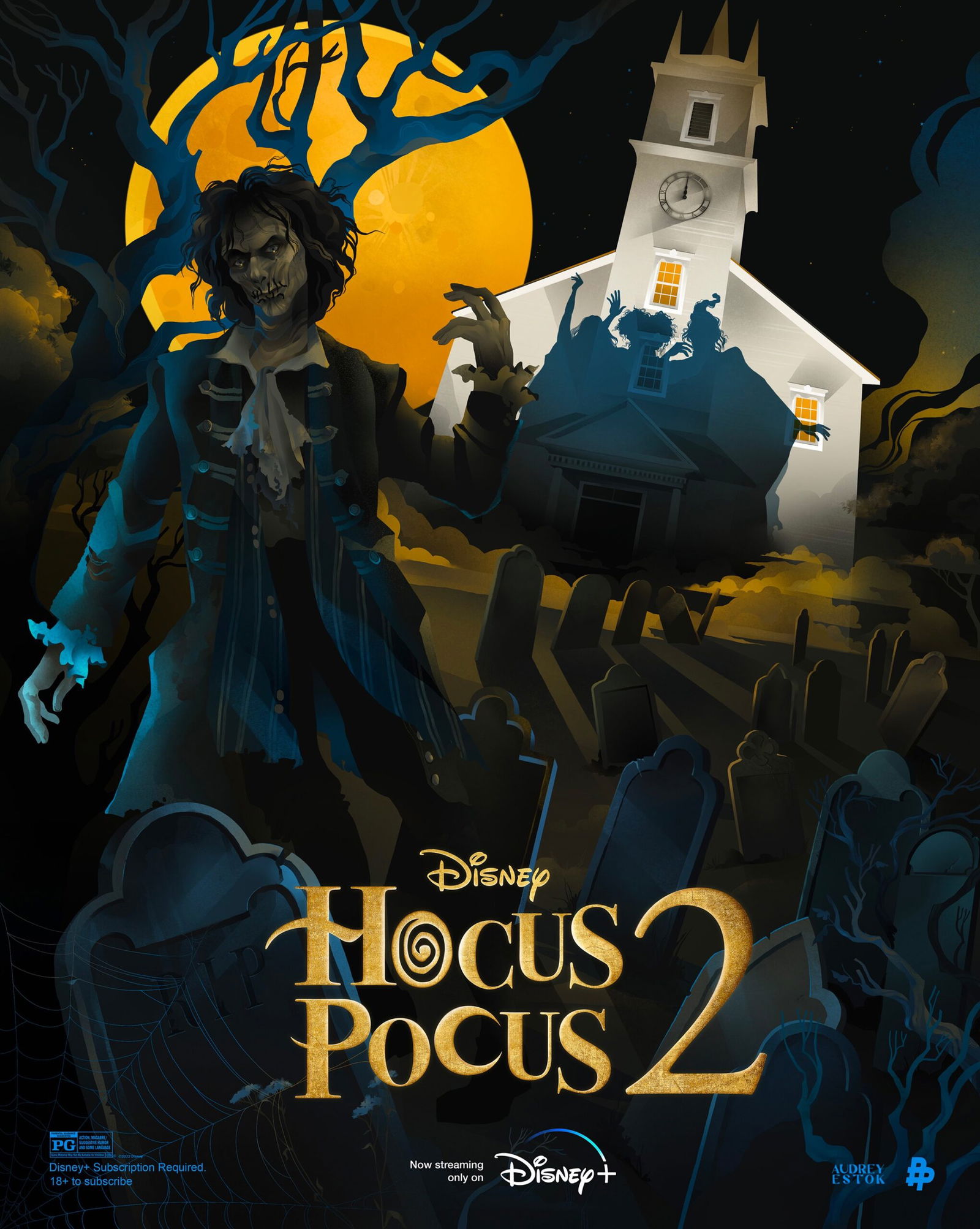 Artwork by Disney Plus: Hocus Pocus 2