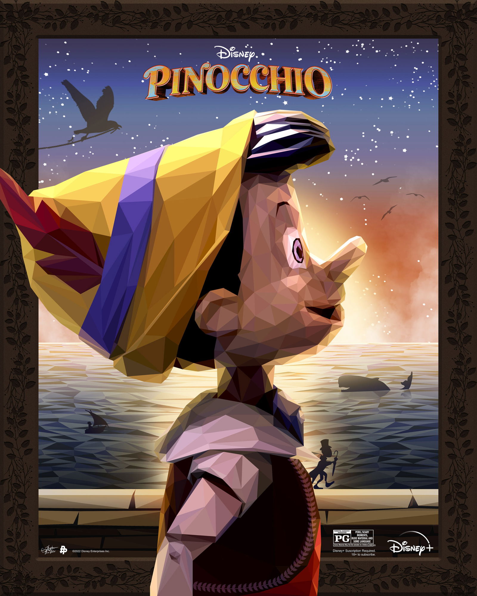 Artwork by Disney Plus – Pinocchio