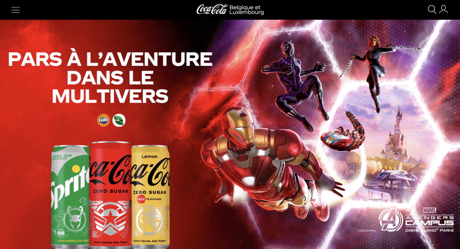 Artwork by Marvel/ Coca Cola: Avengers Collaboration