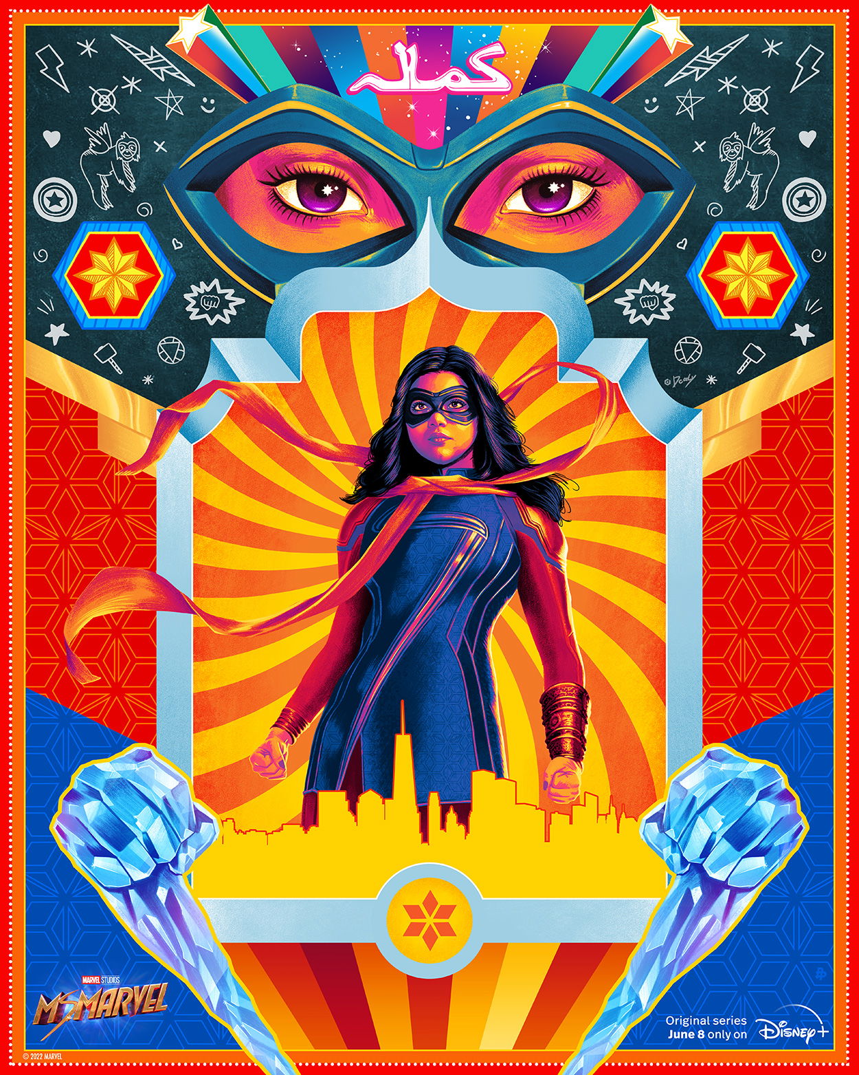 Artwork by Disney Plus – Ms Marvel