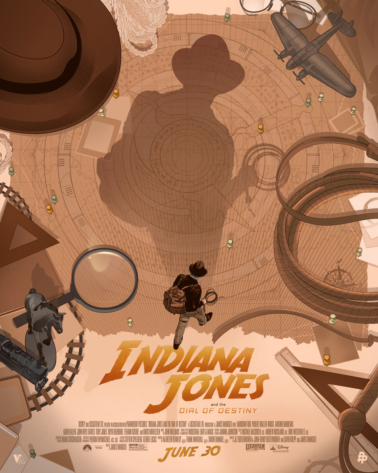 Artwork by Disney/Lucas – Indiana Jones & The Dial Of Destiny