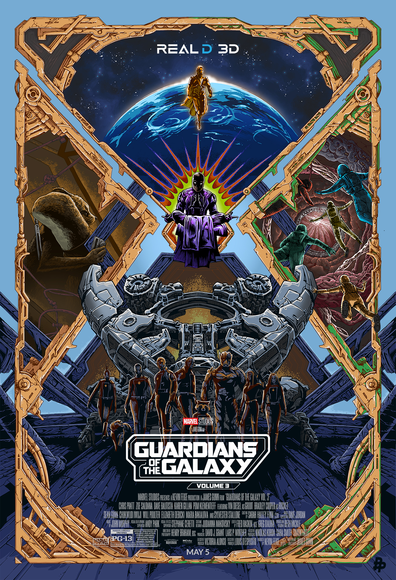 Artwork by Marvel Studios – Guardians of the Galaxy Vol 3 – Cinema Partnerships