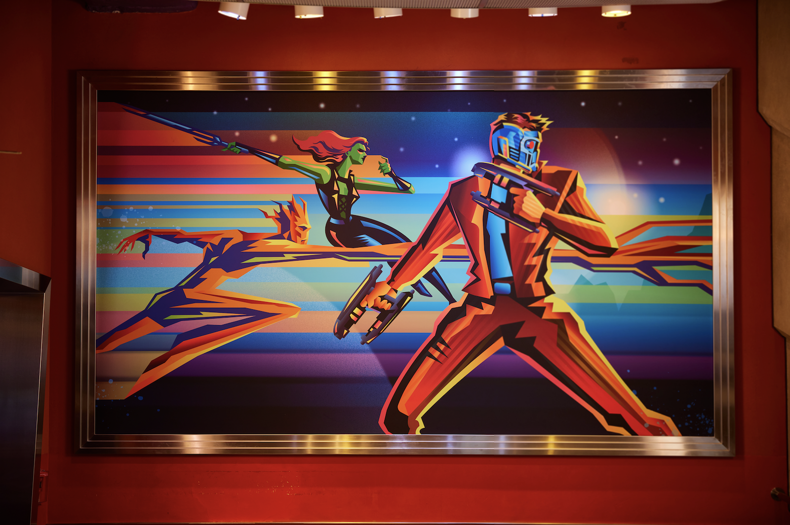 Artwork by Disney Imagineering – Hong Kong Disneyland – Starliner Diner