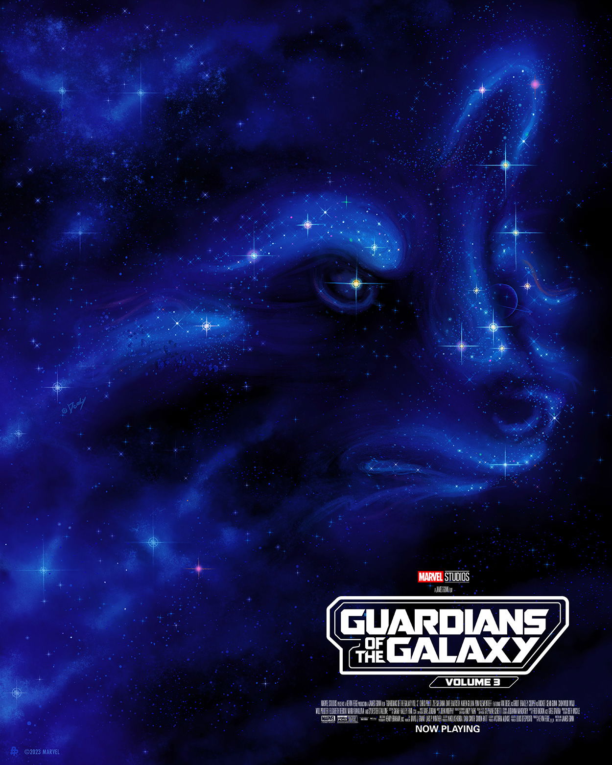 Artwork by Marvel Studios – Guardians of the Galaxy Vol 3 – Digital Marketing