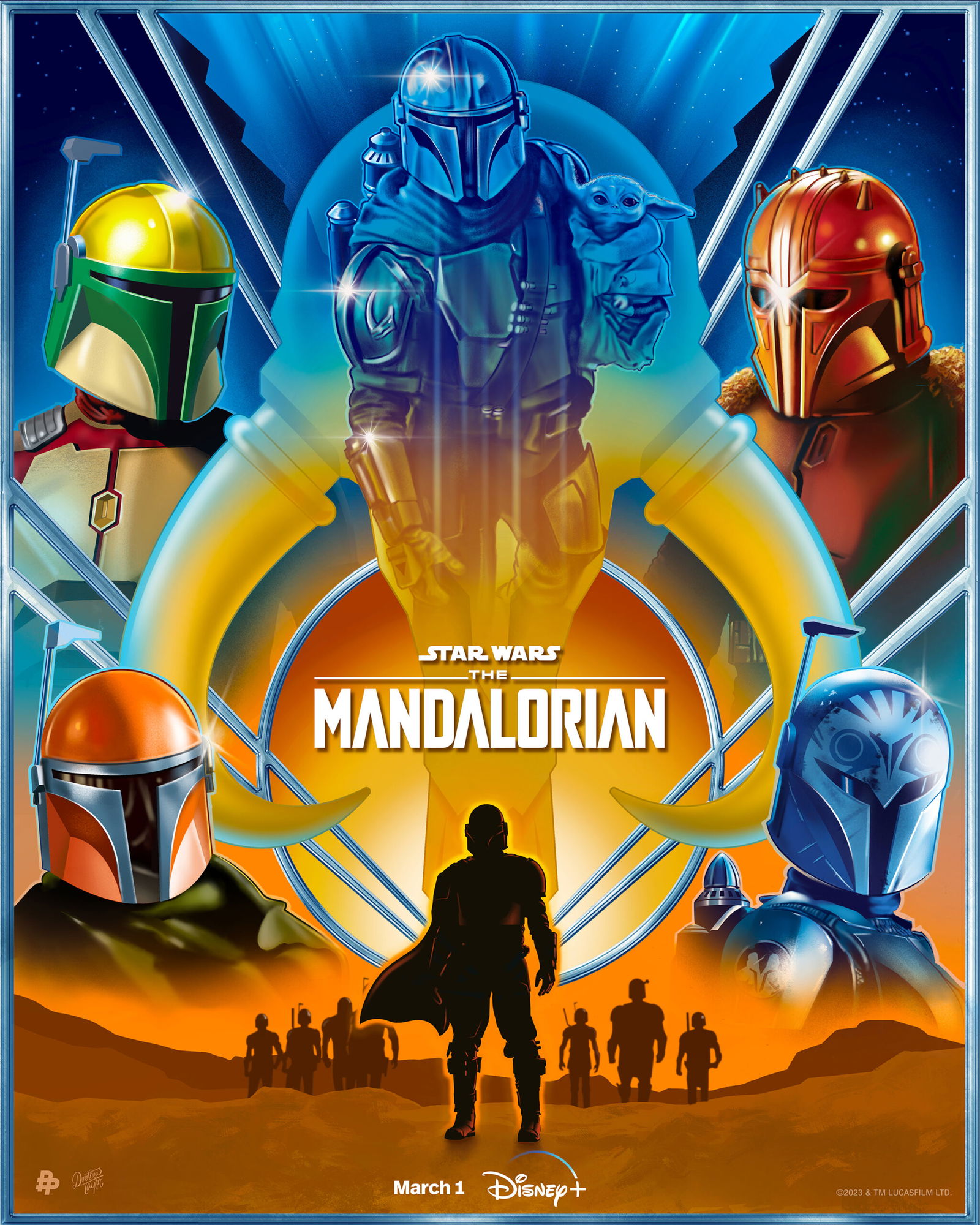 Artwork by Disney Plus/Lucas – The Mandalorian 3 Pt 1