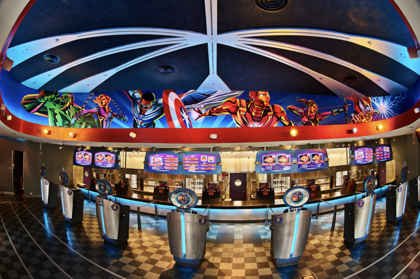 Artwork by Disney Imagineering – Hong Kong Disneyland – Starliner Diner