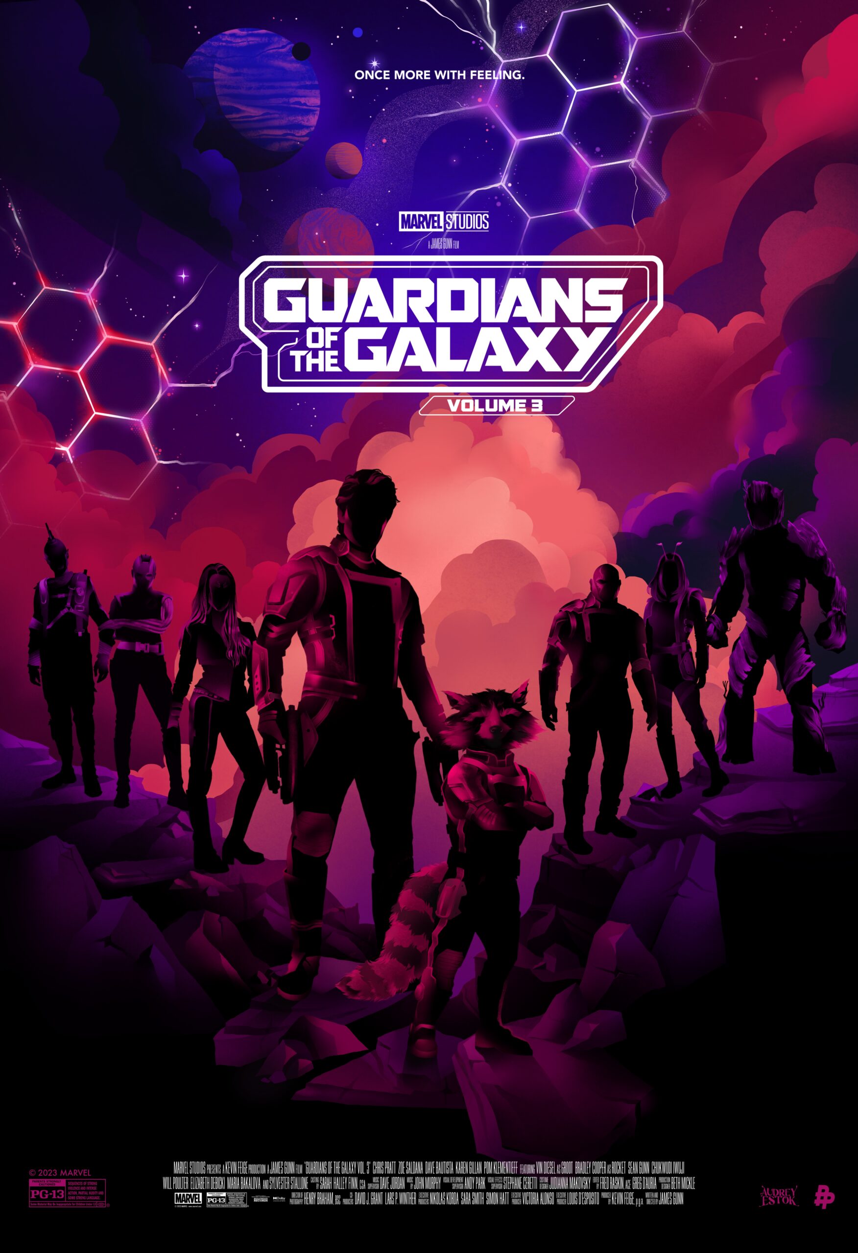 Artwork by Marvel Studios – Guardians of the Galaxy Vol 3 – Cinema Partnerships