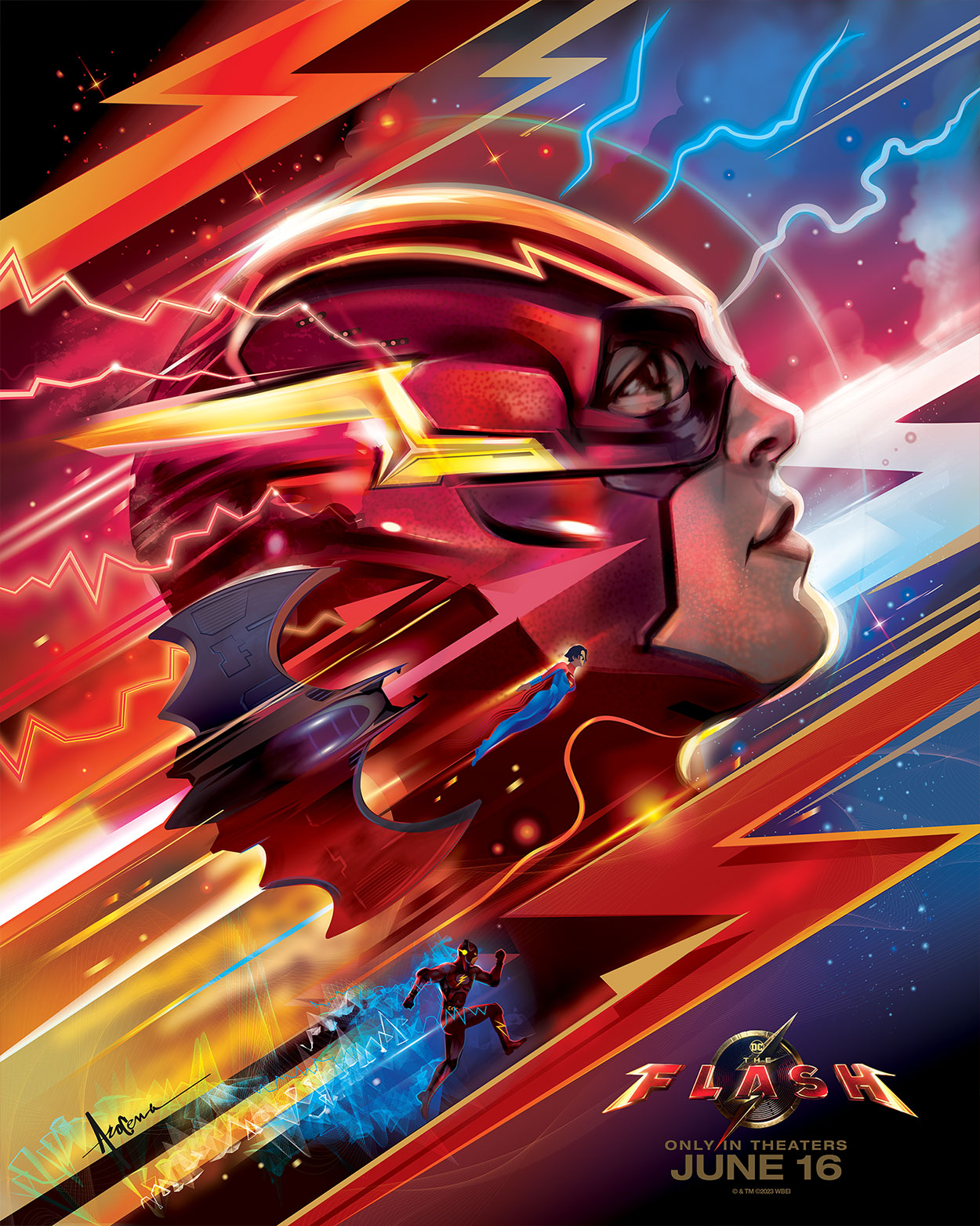 Artwork by Warner Bros Pictures – The Flash