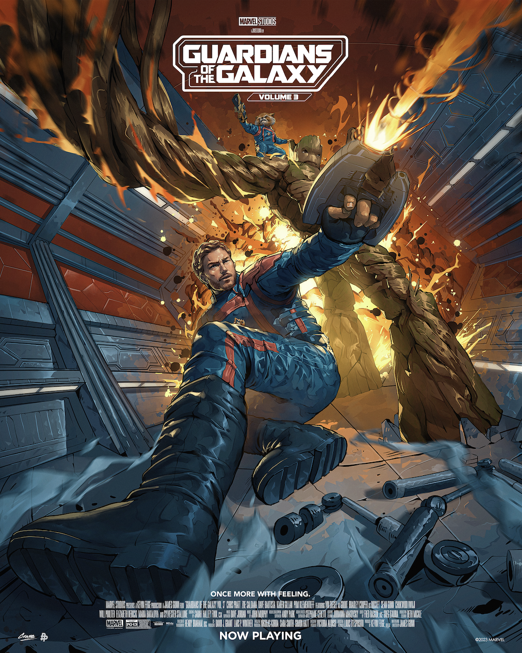 Artwork by Marvel Studios – Guardians of the Galaxy Vol 3 – Digital Marketing