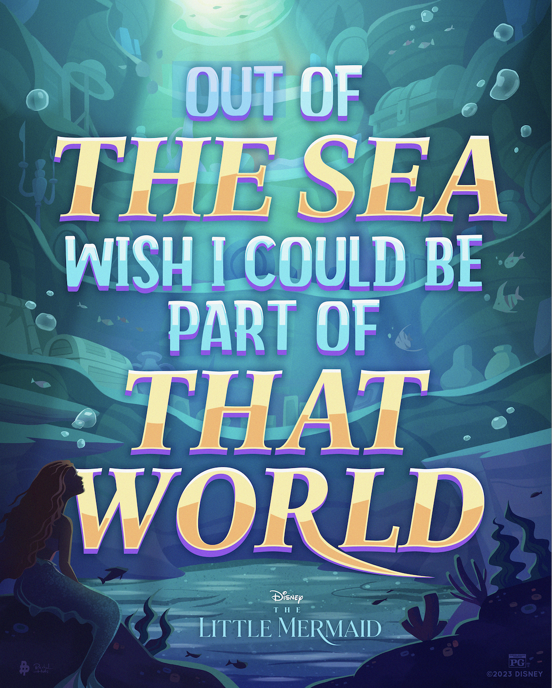Artwork by Disney Studios – The Little Mermaid