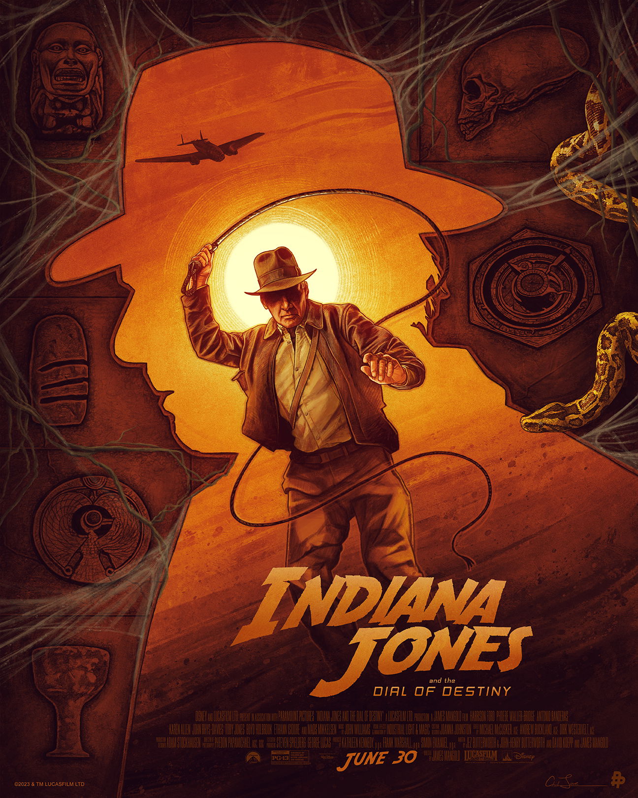 Artwork by Disney/Lucas – Indiana Jones & The Dial Of Destiny