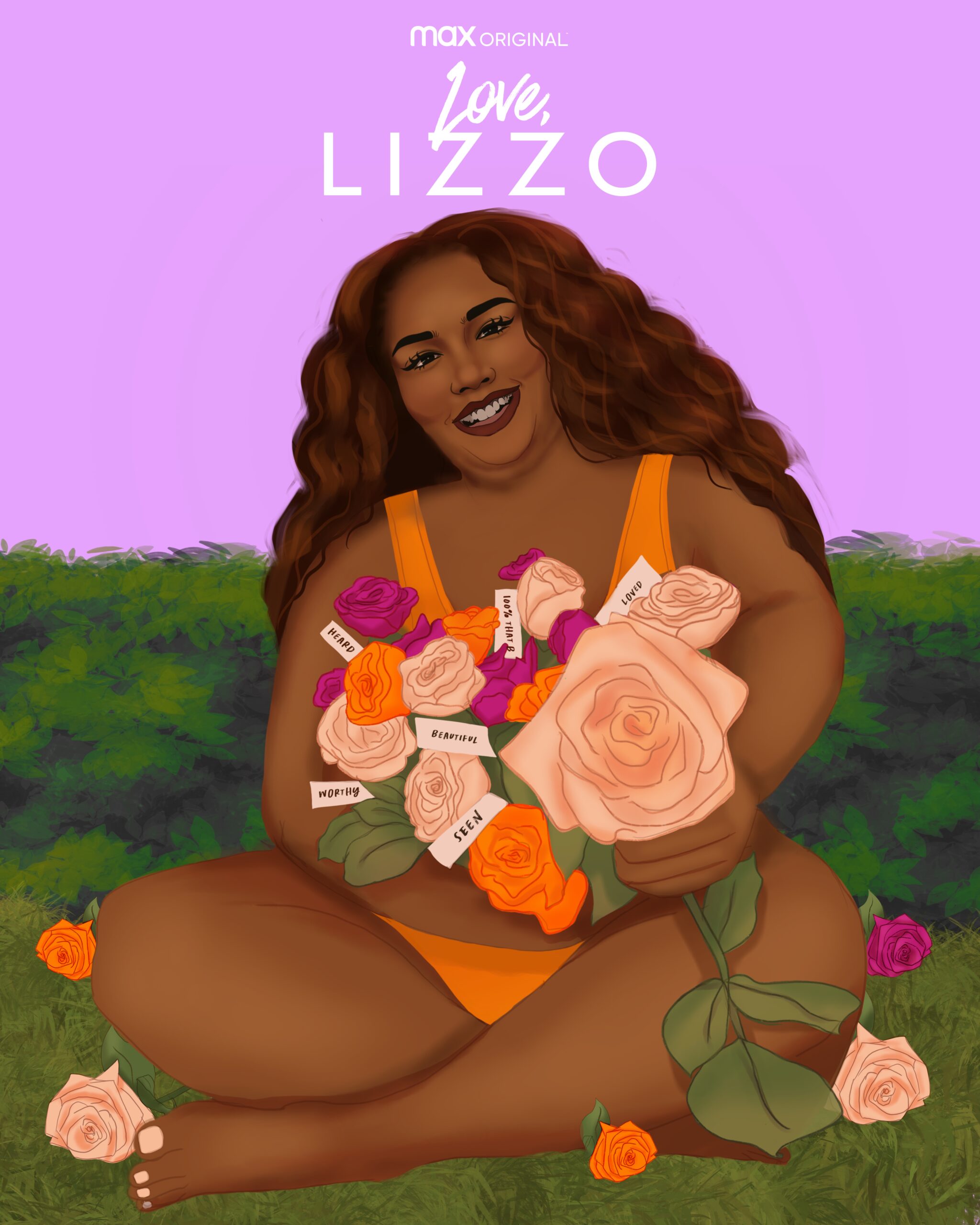 Artwork by HBO Max – Love, Lizzo